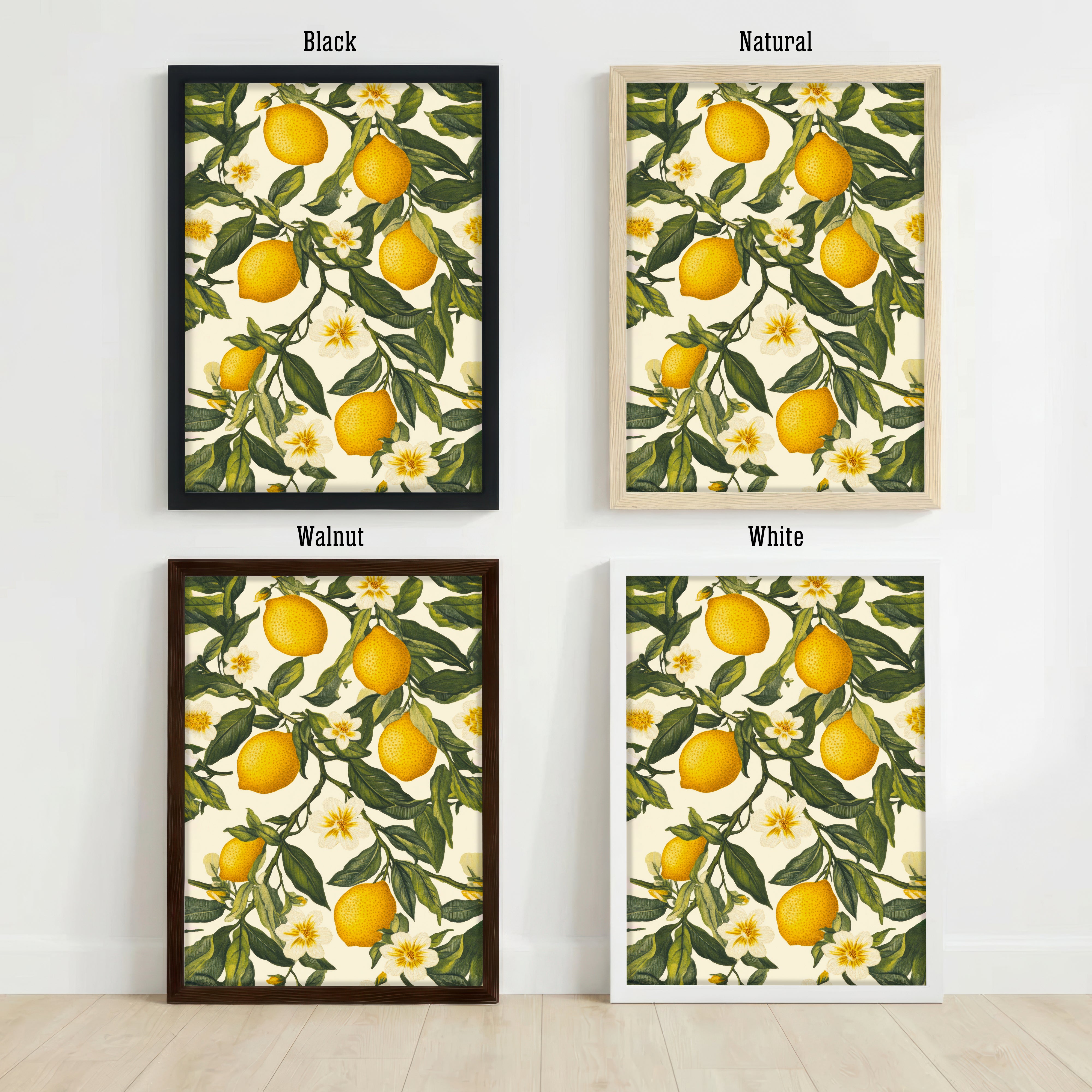 Lemon Botanical Art Print