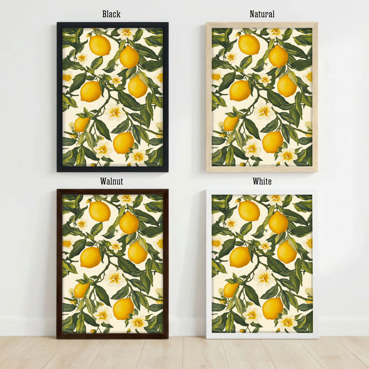 Lemon Botanical Art Print