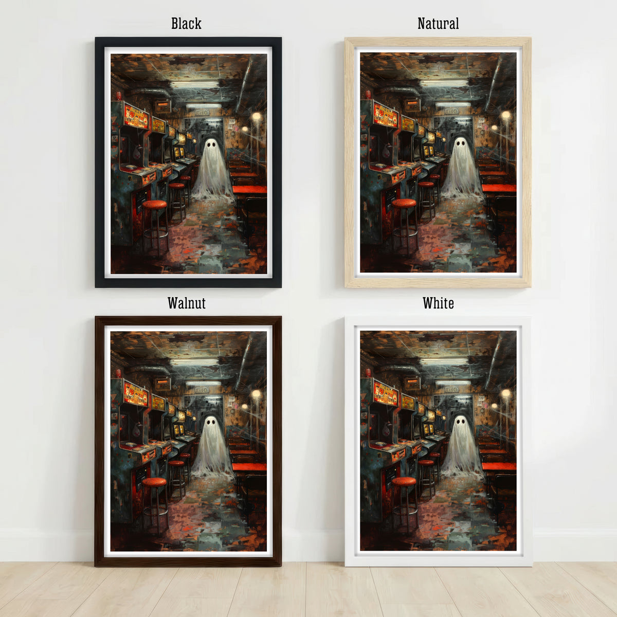 Ghost Arcade Dark Fantasy Art Print