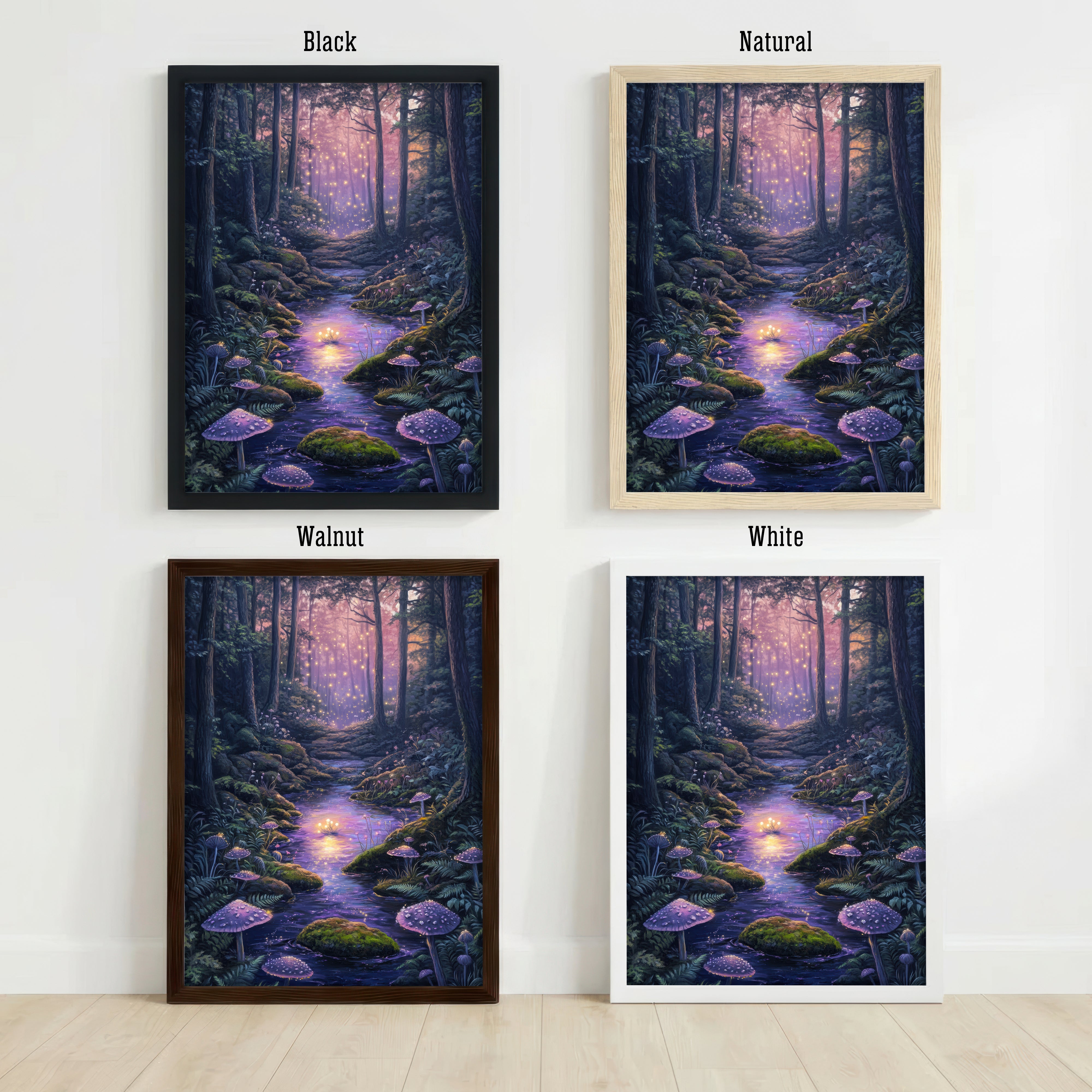 Enchanted Forest Stream Art Print