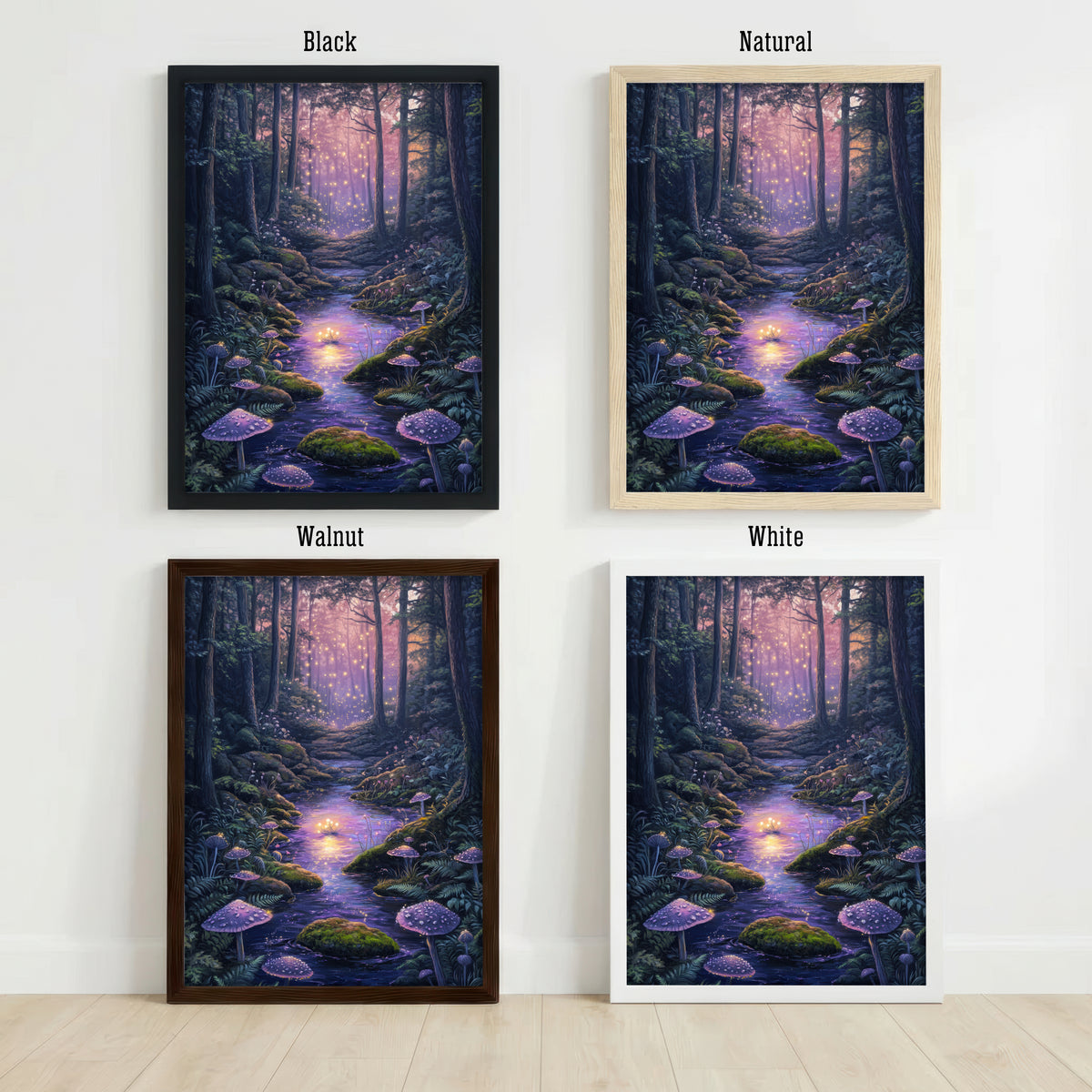 Enchanted Forest Stream Art Print