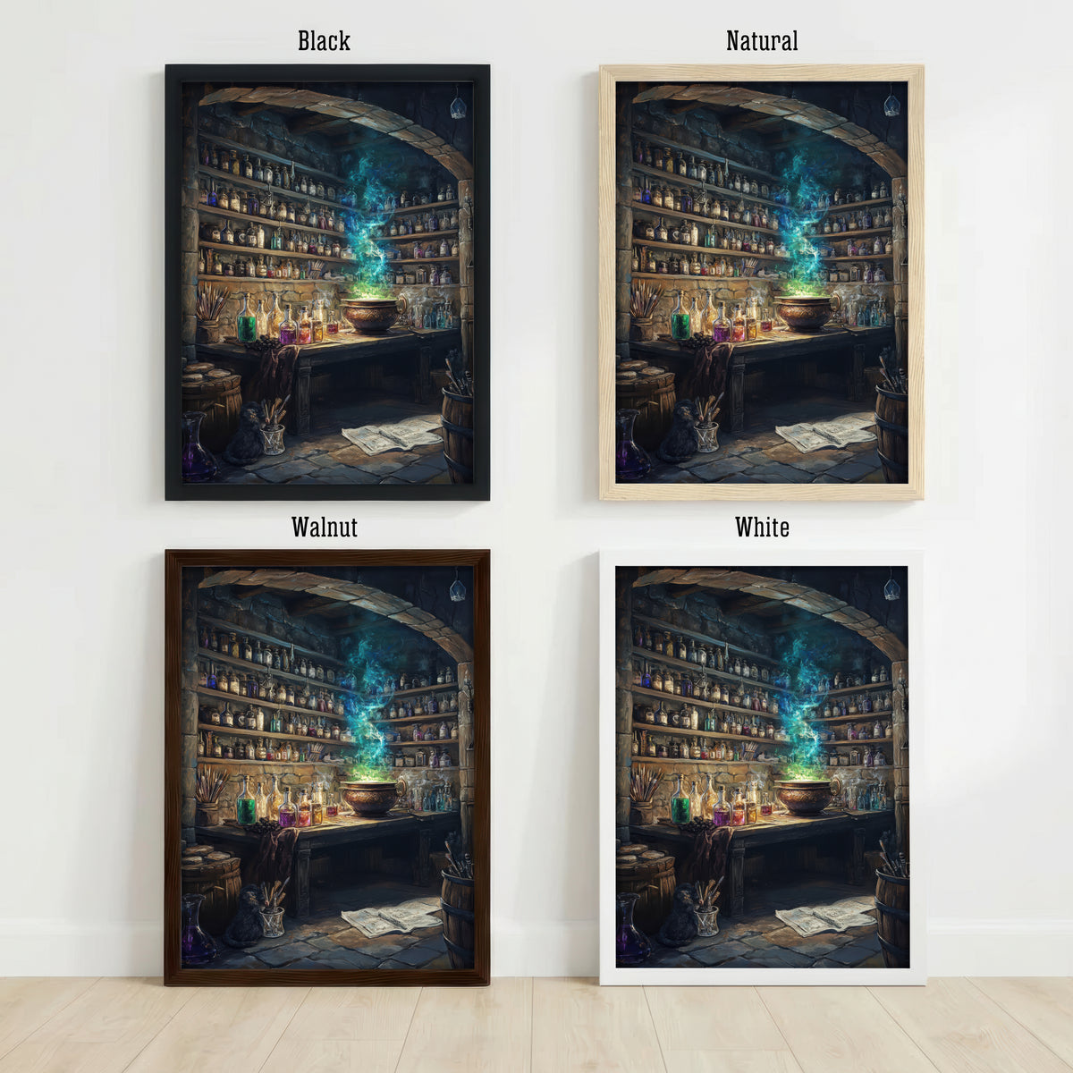 Dark Academia Apothecary Art Print