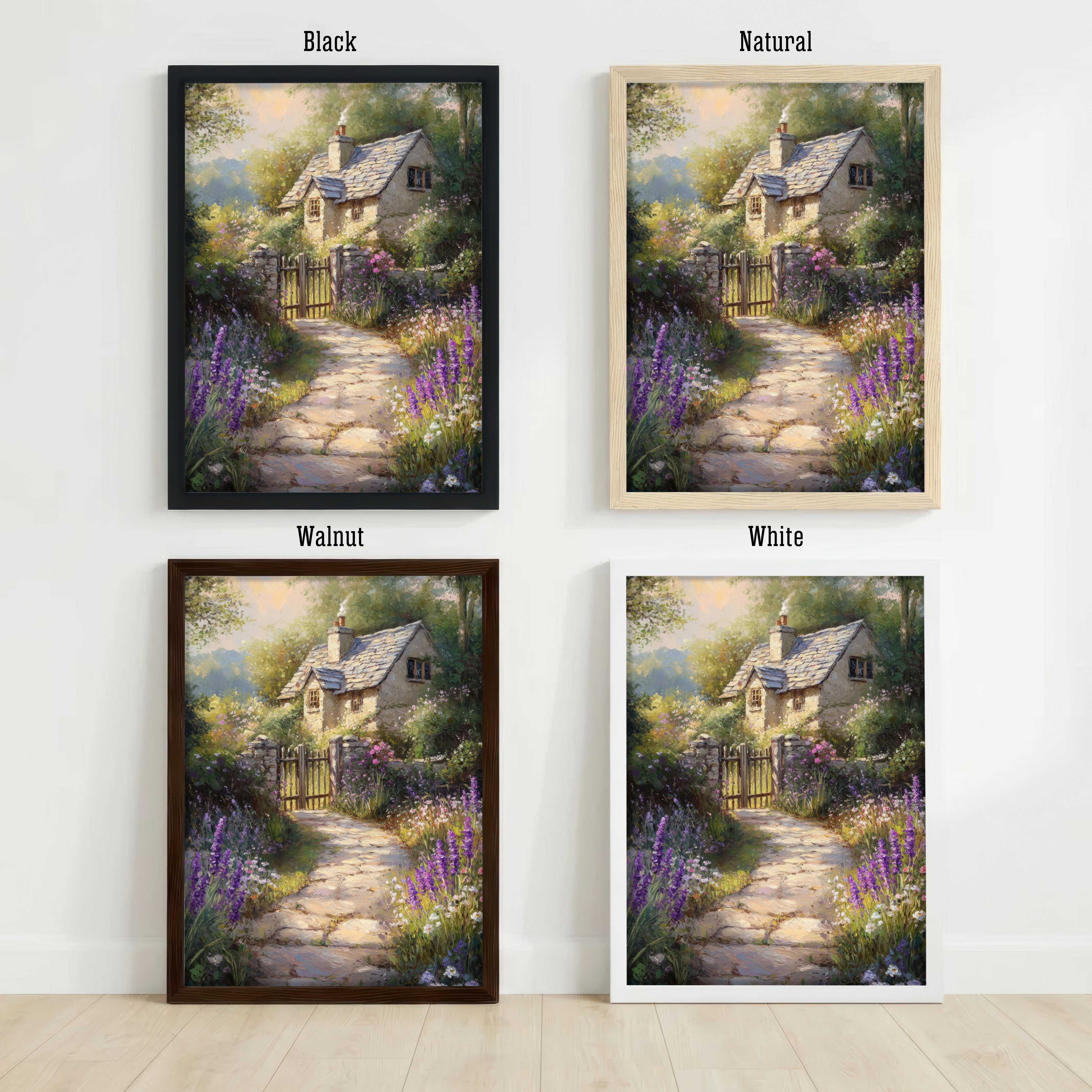 Cottage Garden Path Art Print