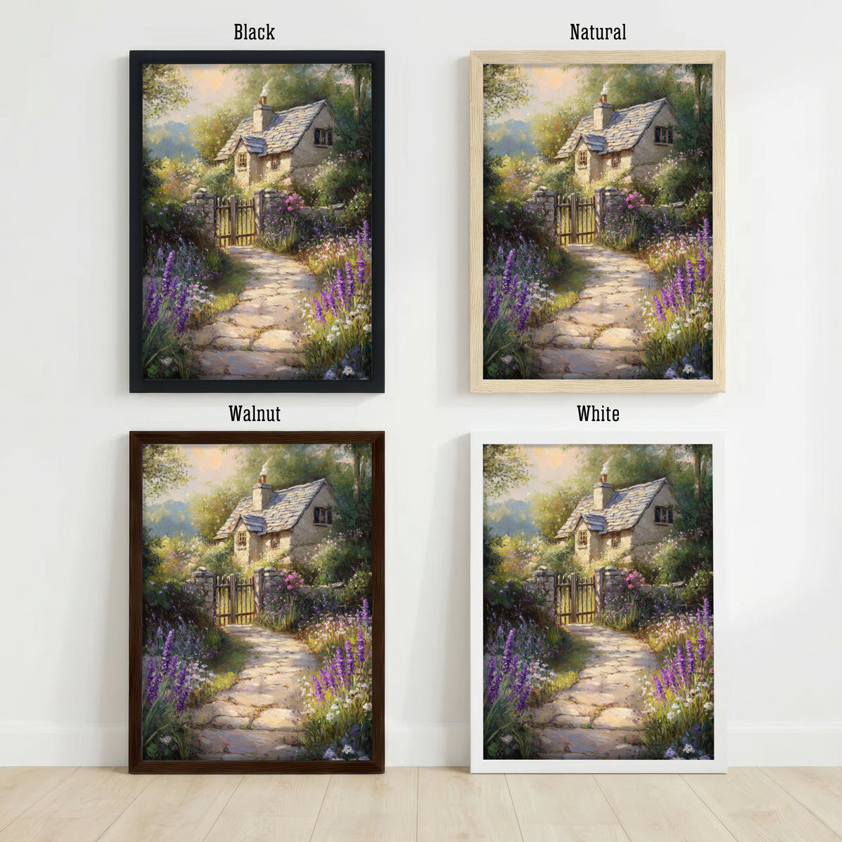 Cottage Garden Path Art Print