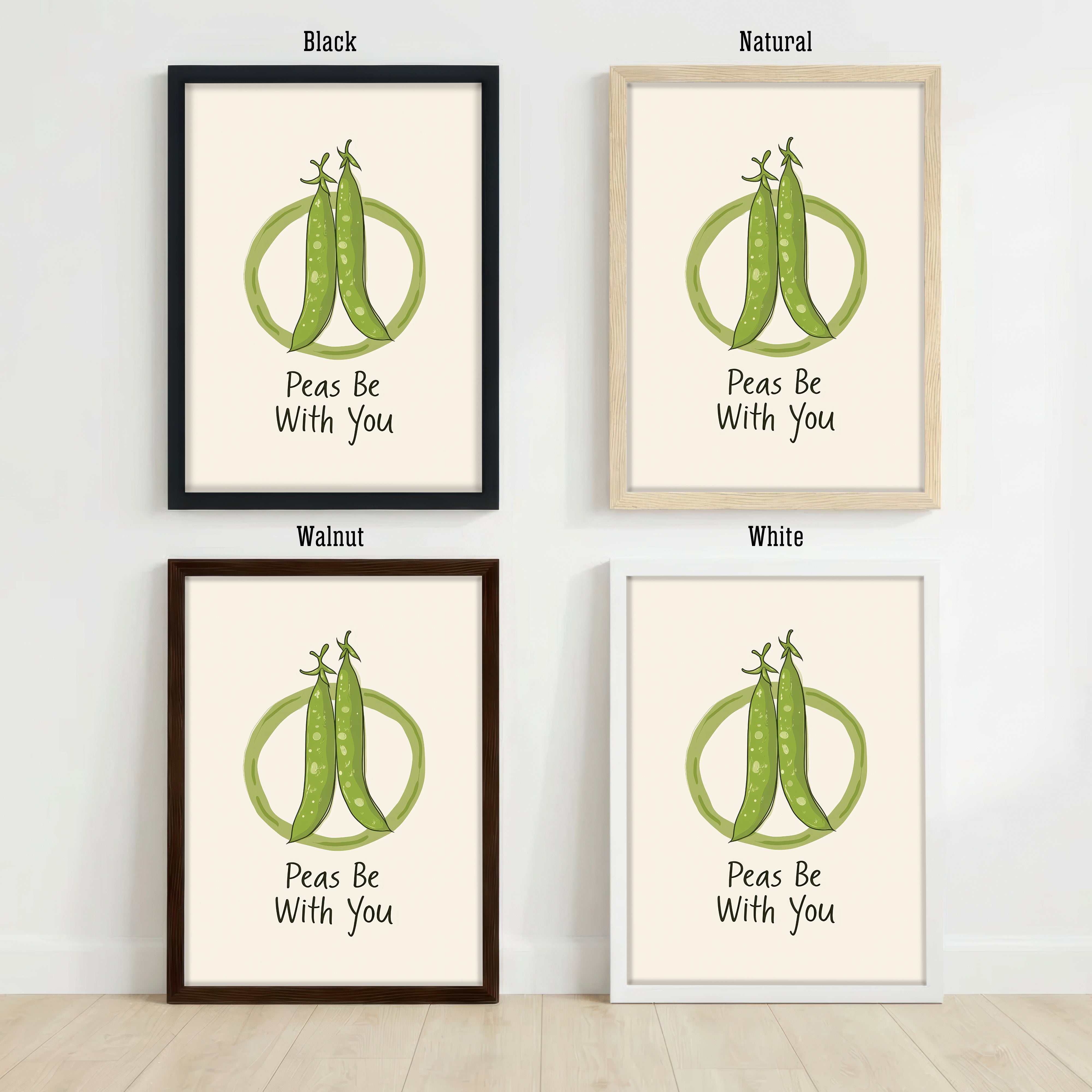 Peas Be With You Art Print