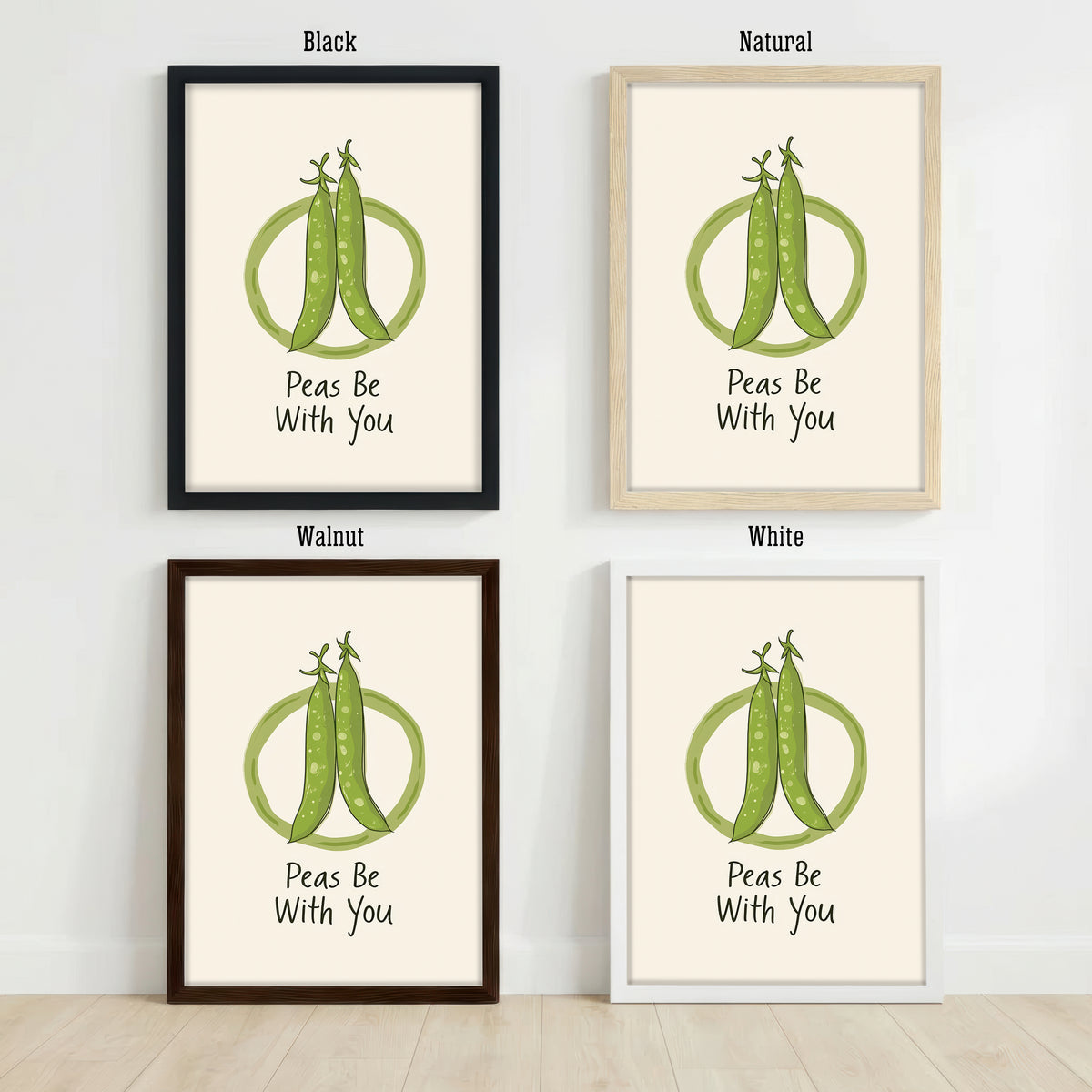 Peas Be With You Art Print