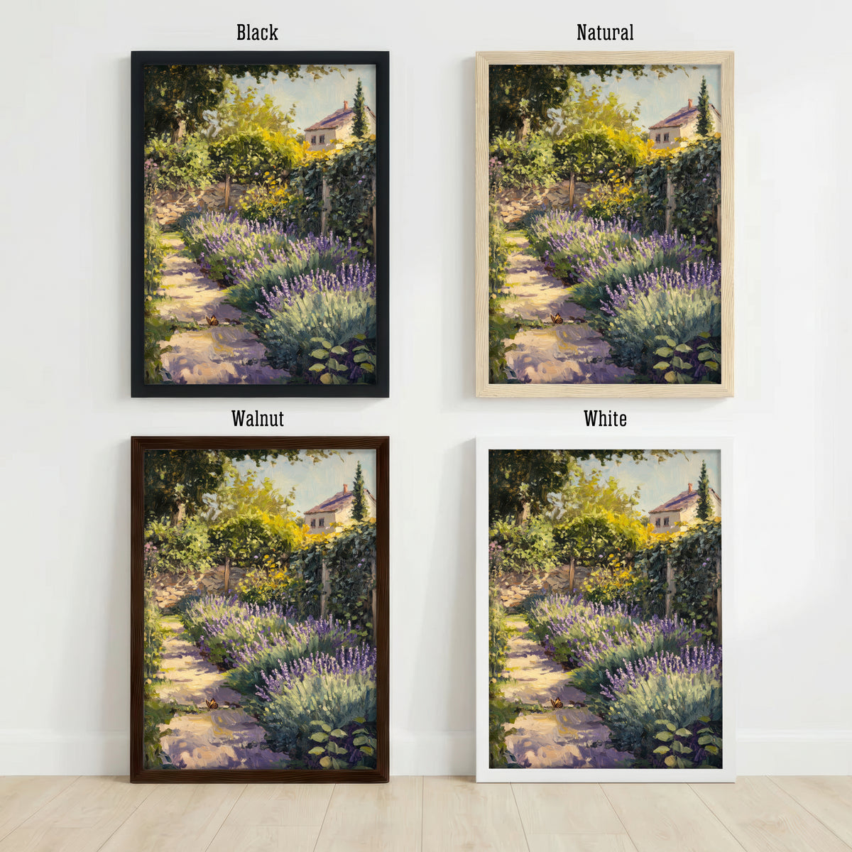 Impressionist Cottage Garden Art Print