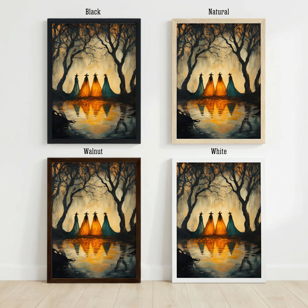 Forest Witches Magic Art Print