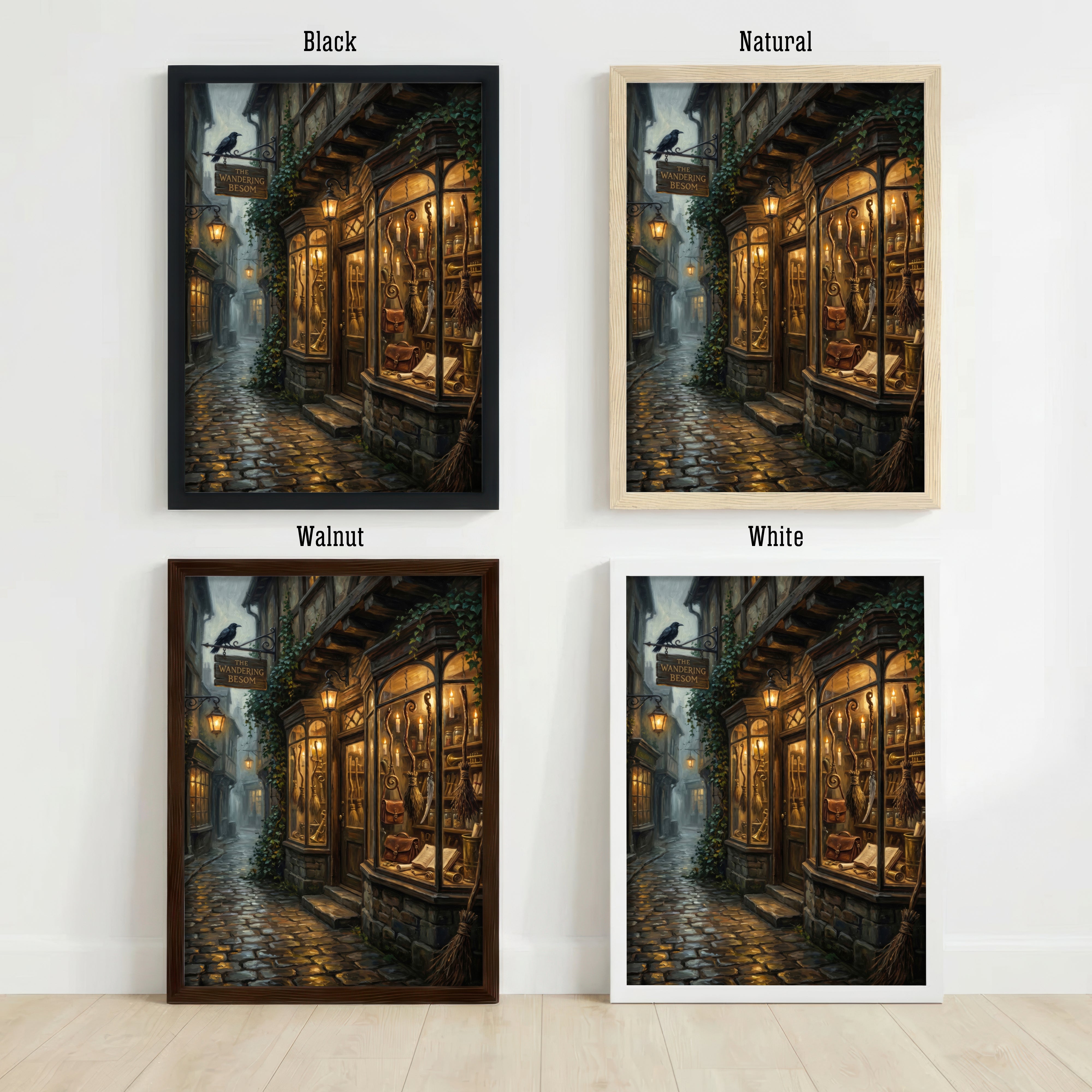 Enchanted Apothecary Alley Art Print