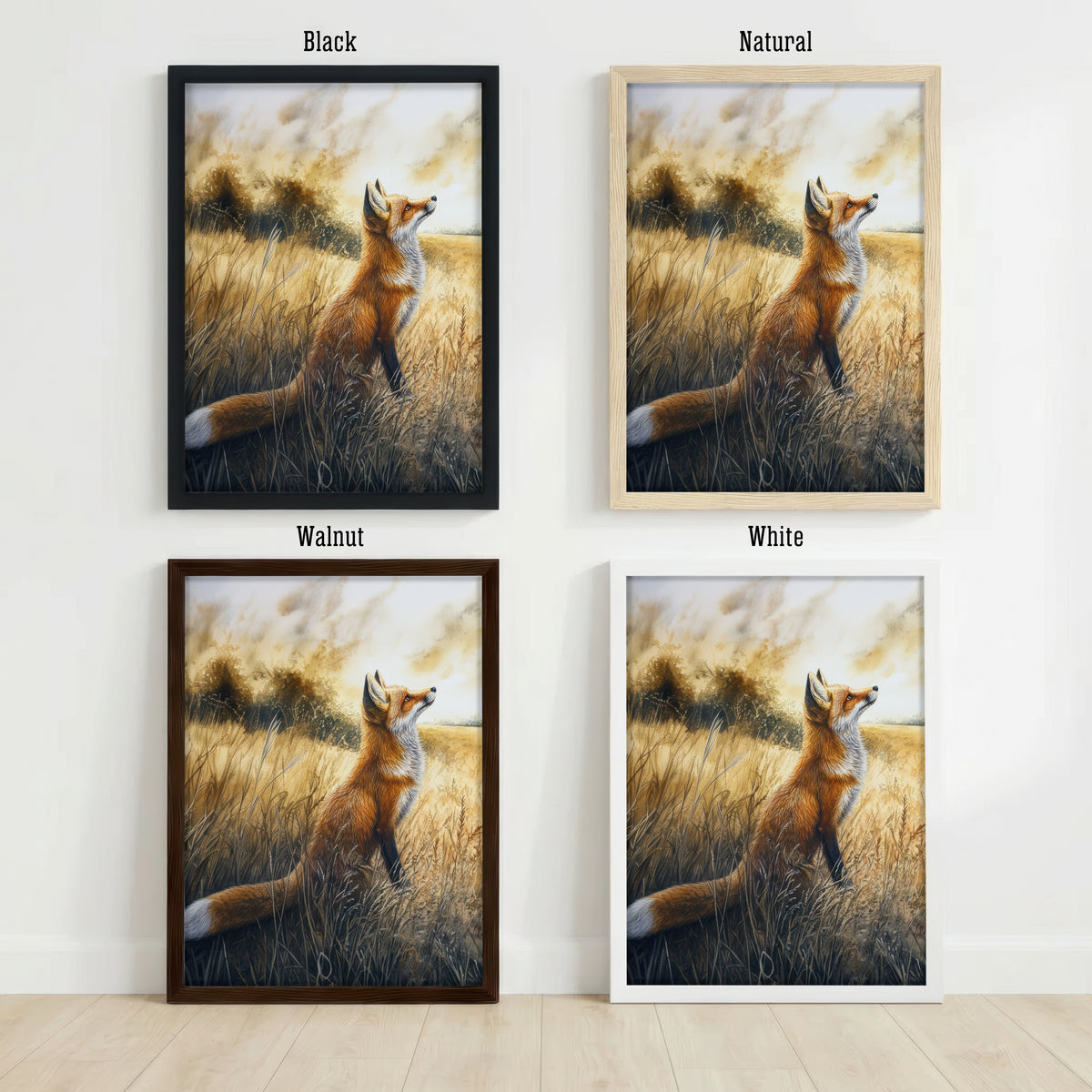 Red Fox Countryside Art Print
