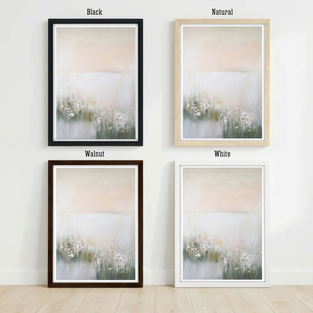 Soft Meadow Wildflower Art Print