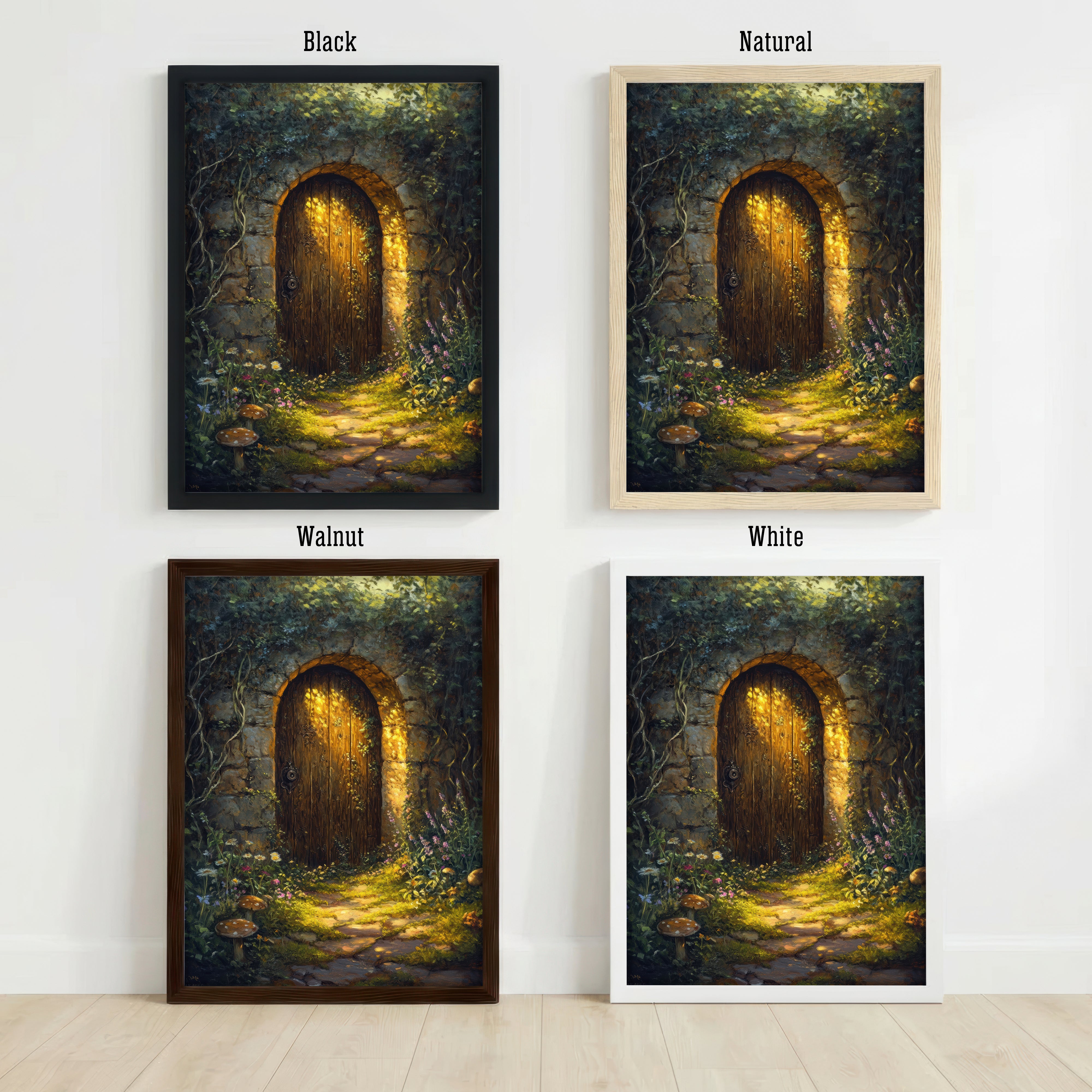 Enchanted Woodland Door Art Print