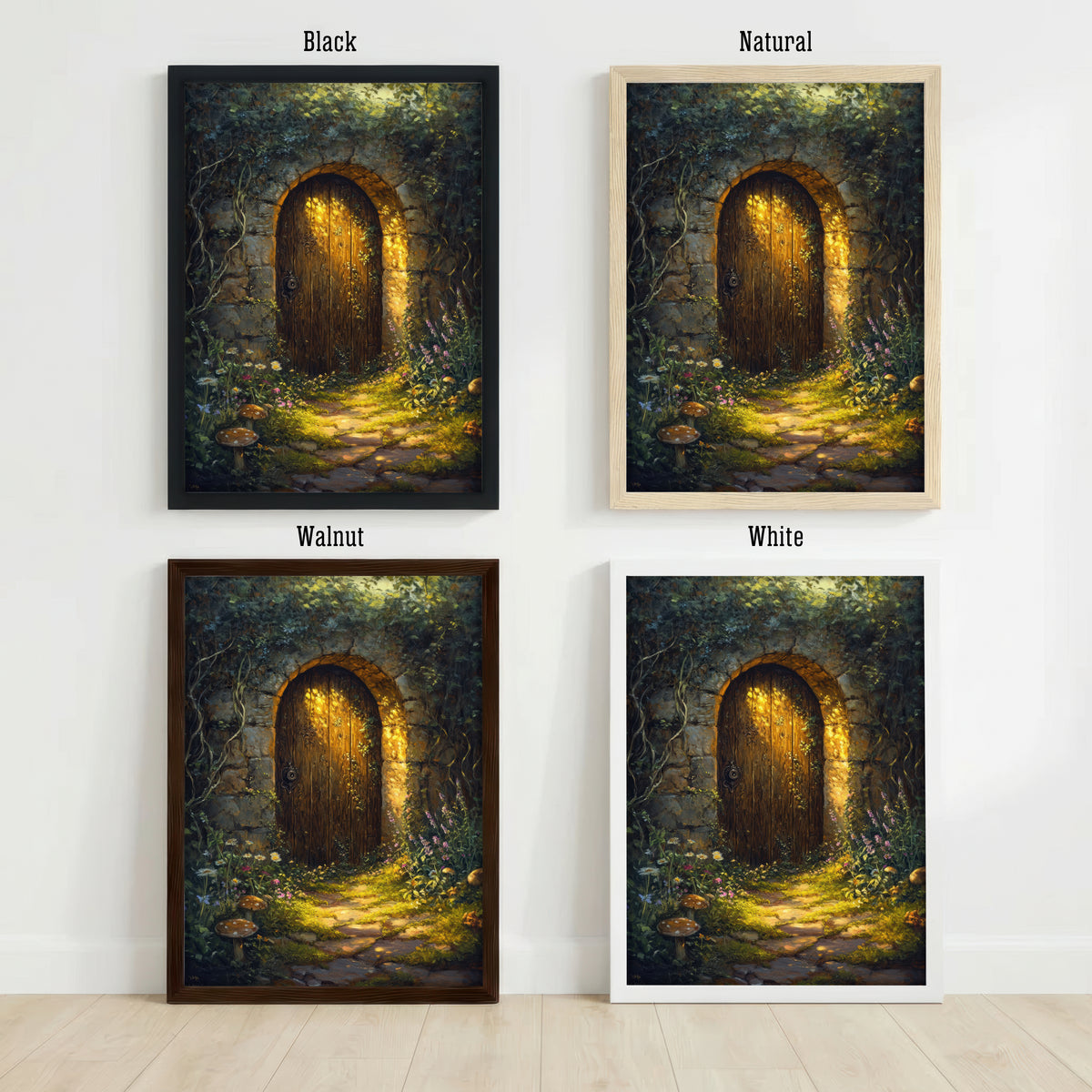 Enchanted Woodland Door Art Print
