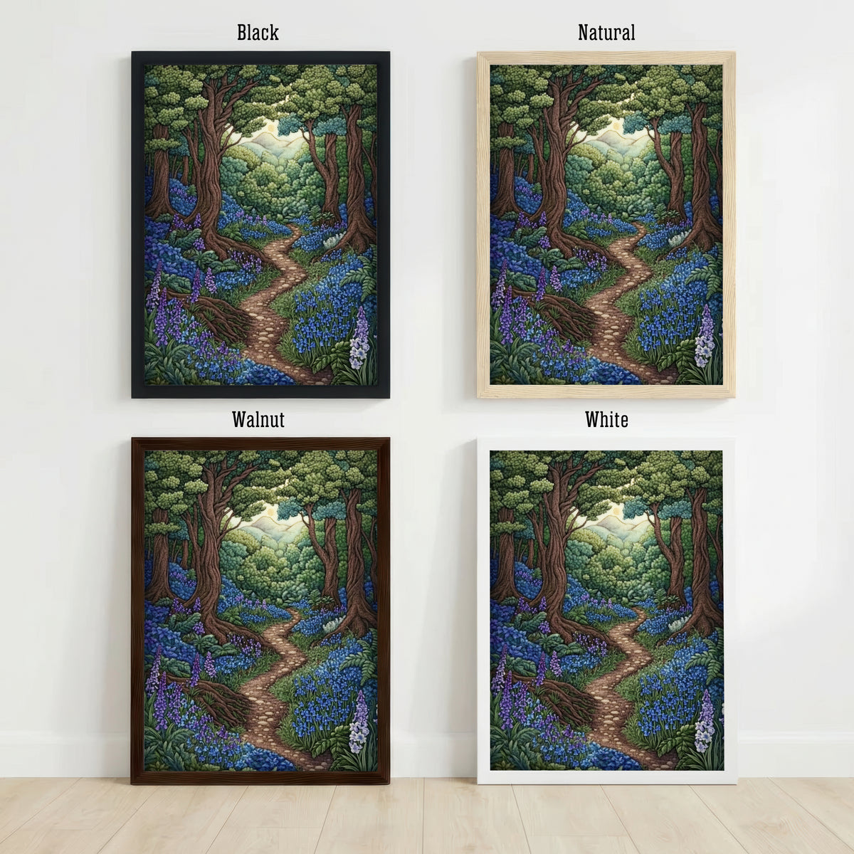 Enchanted Woodland Path Art Print