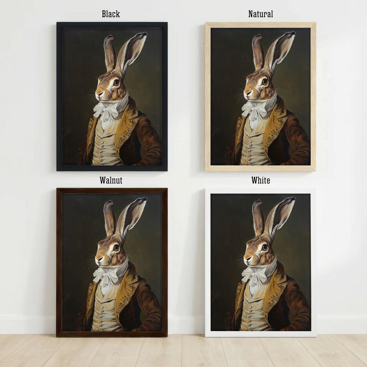 Dapper Hare Victorian Art Print