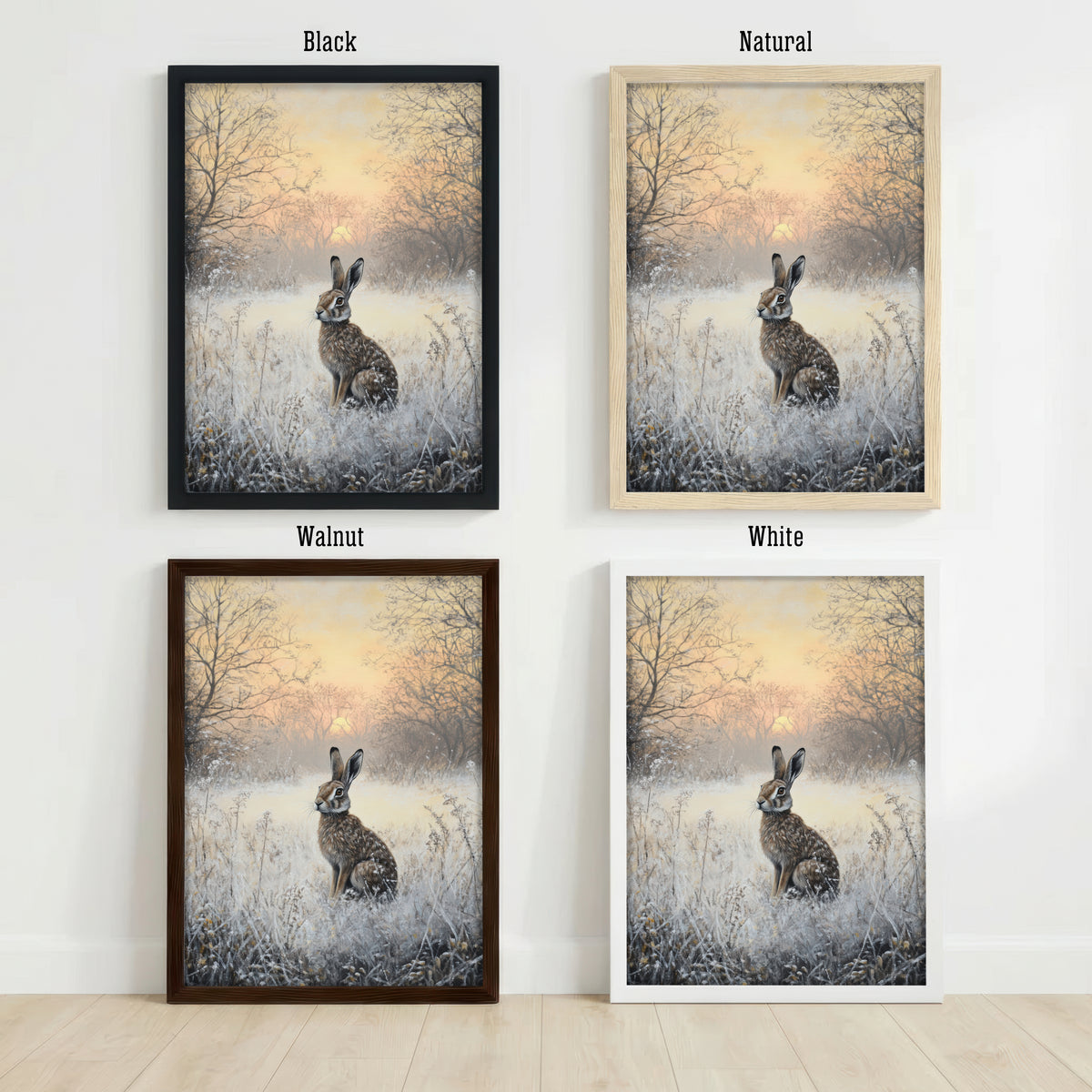 Woodland Hare Art Print