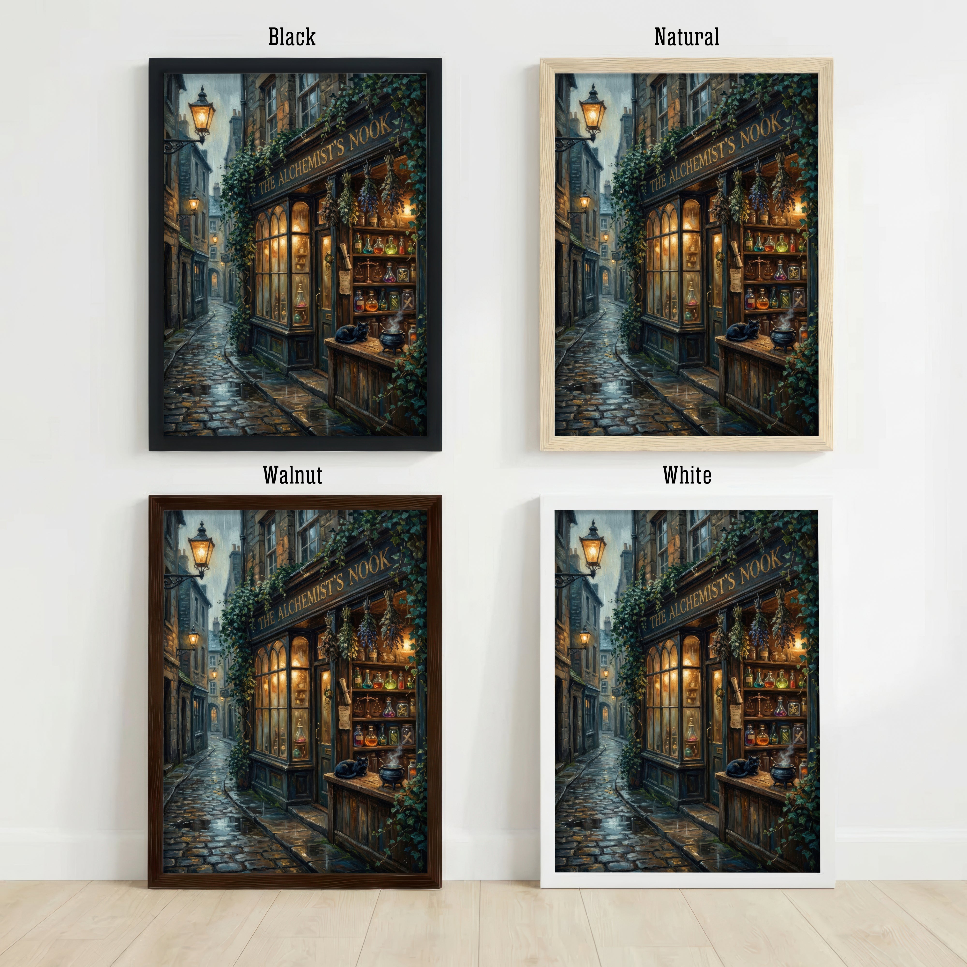 Alchemist Apothecary Dark Academia Art Print