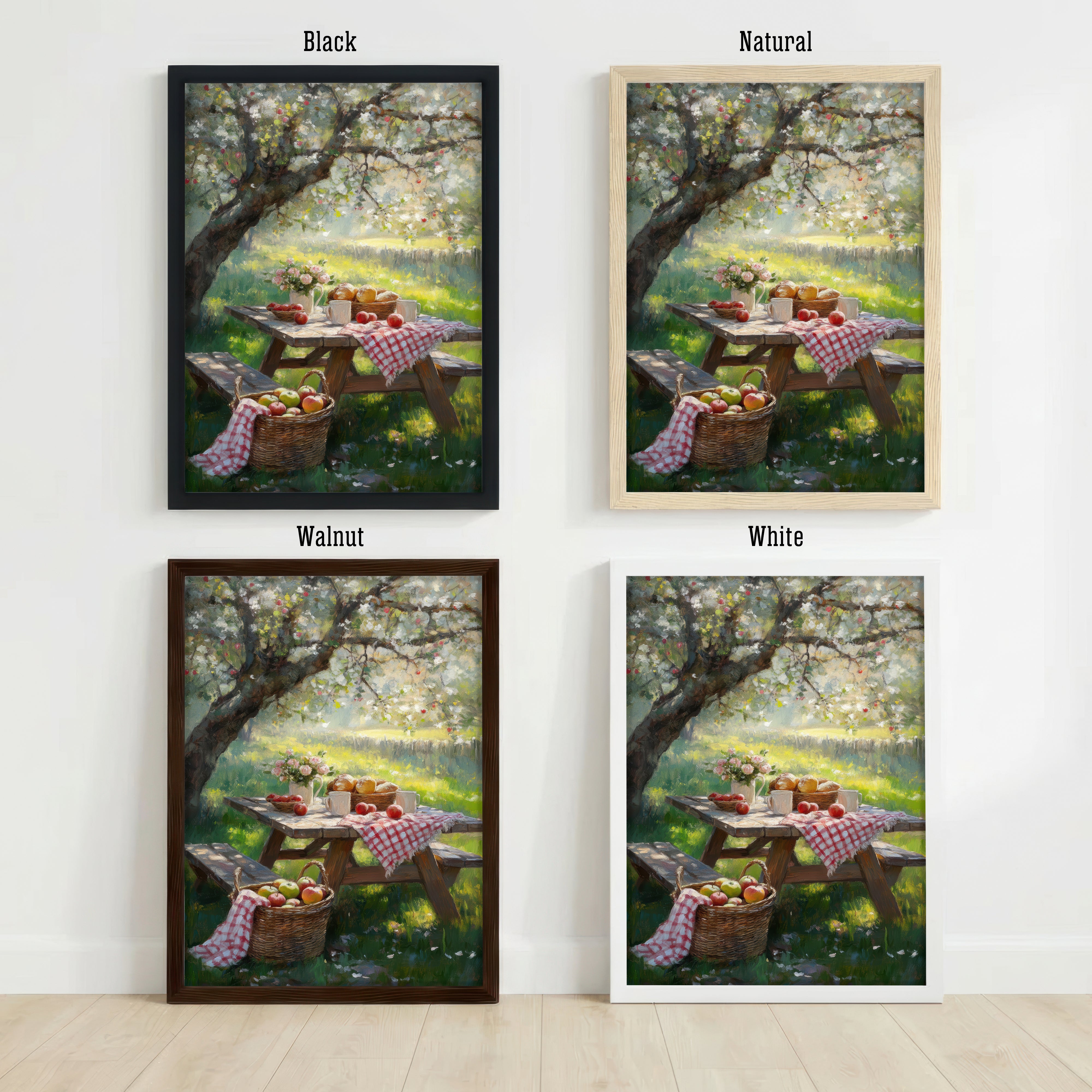 Garden Picnic Still Life Art Print