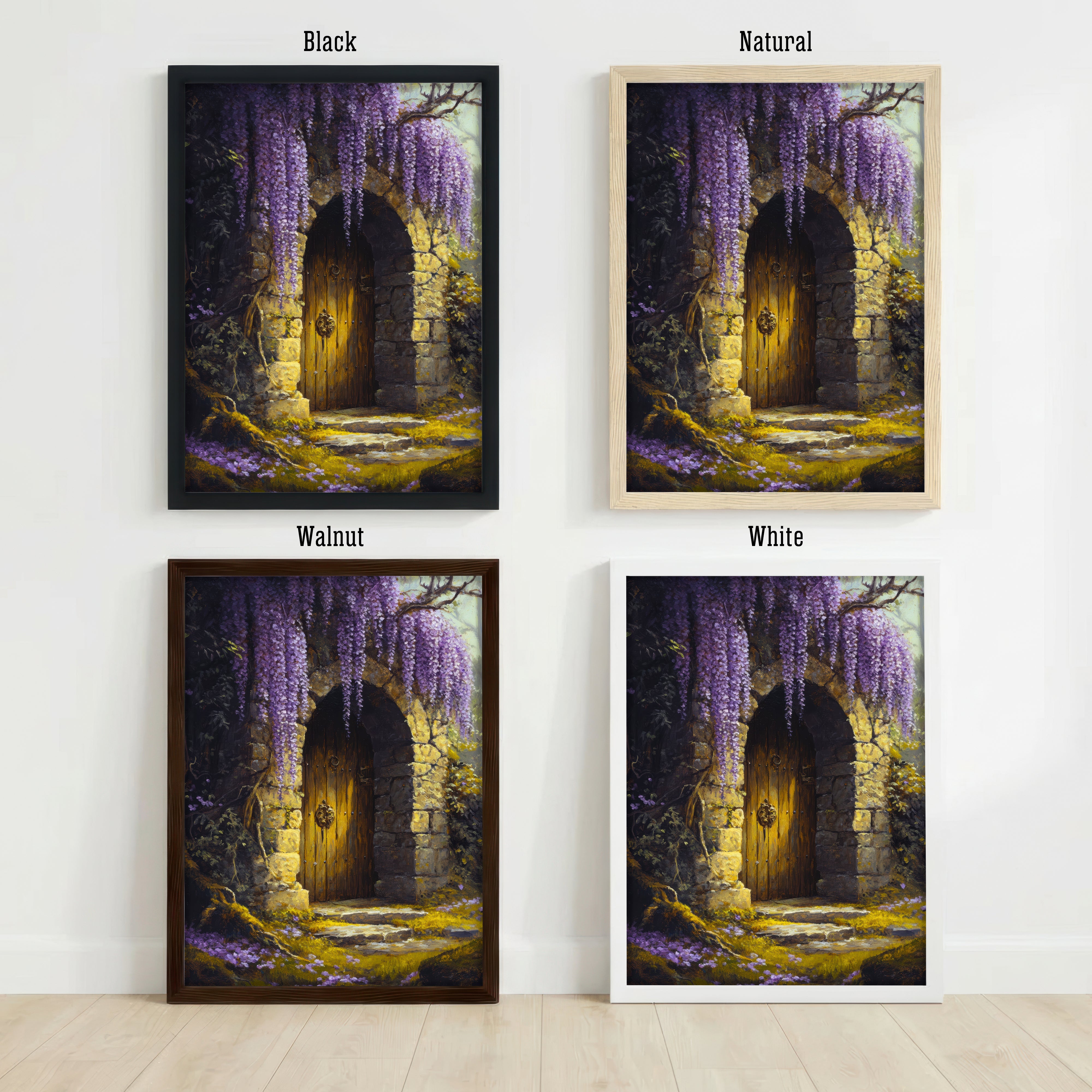 Enchanted Woodland Door Art Print