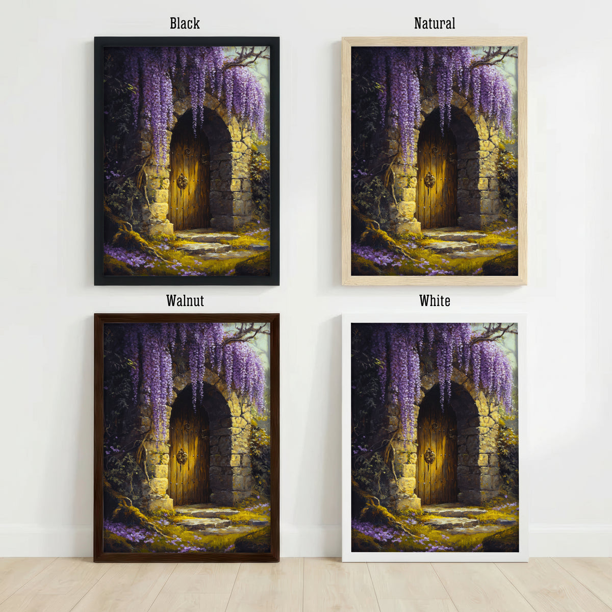 Enchanted Woodland Door Art Print