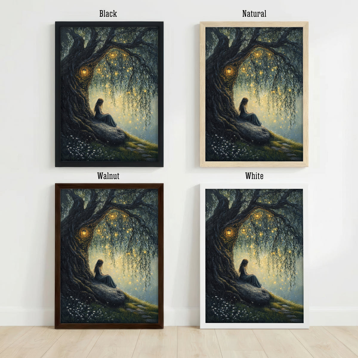Enchanted Willow Woman Art Print