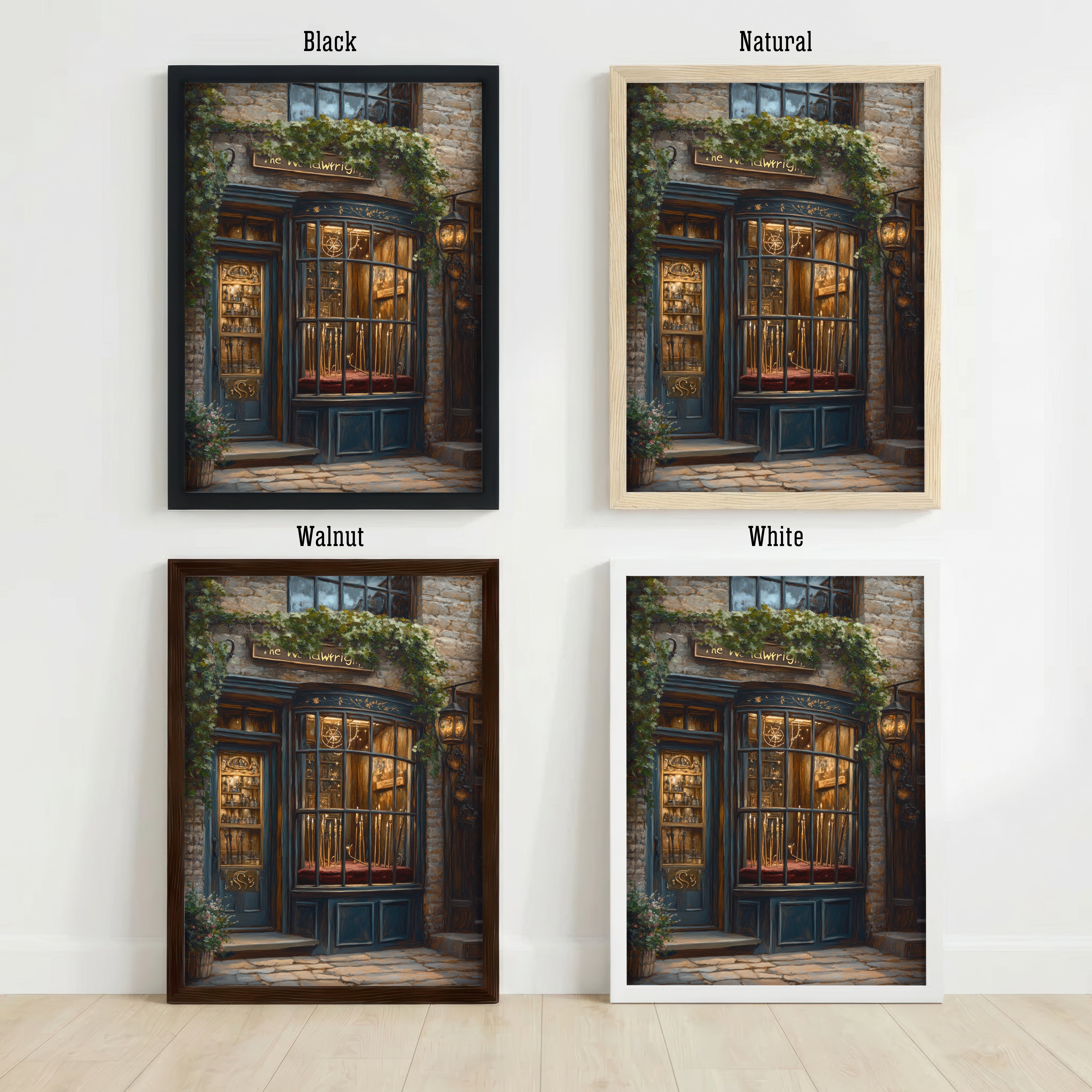 Ivy-Clad Vintage Pub Art Print