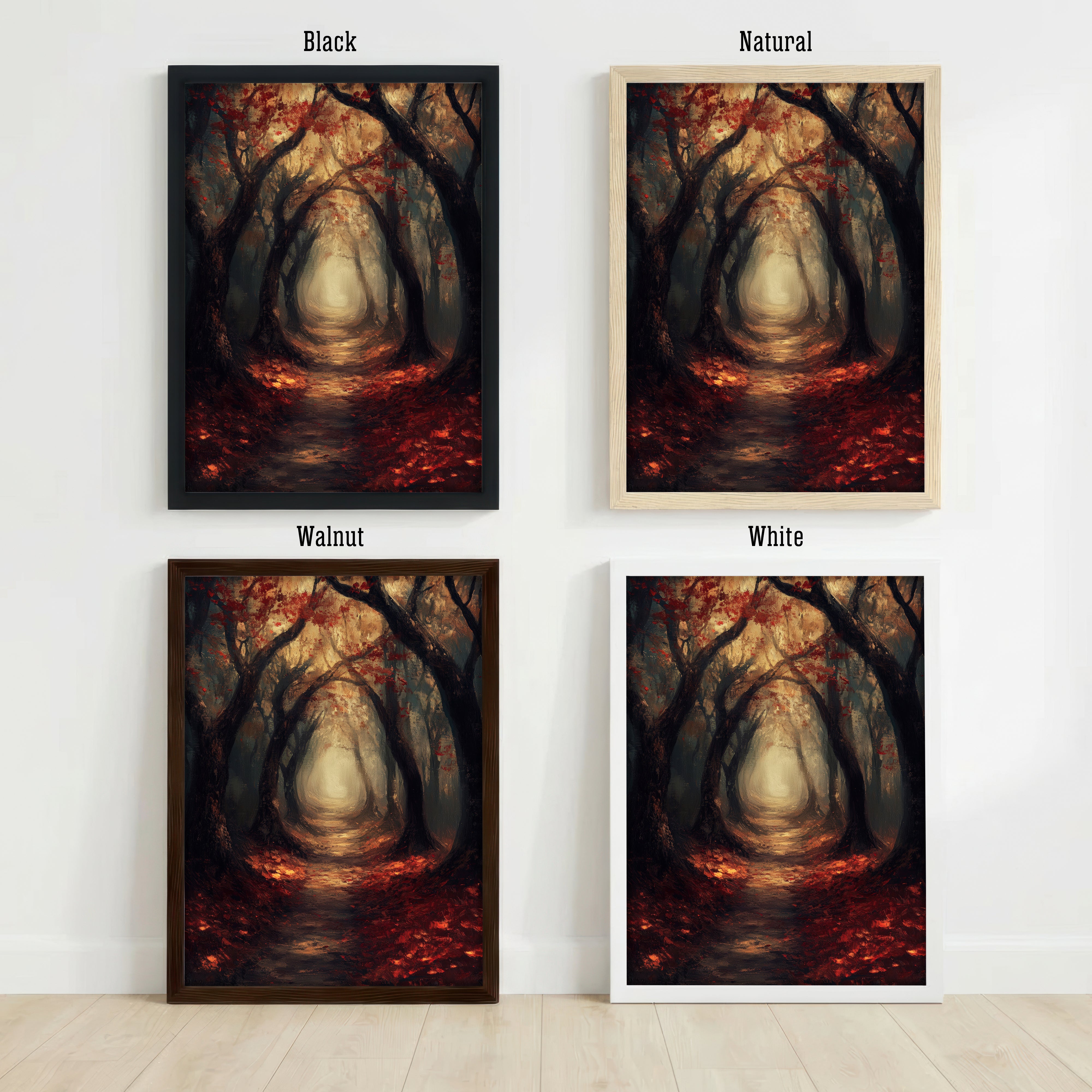 Autumn Forest Path Art Print