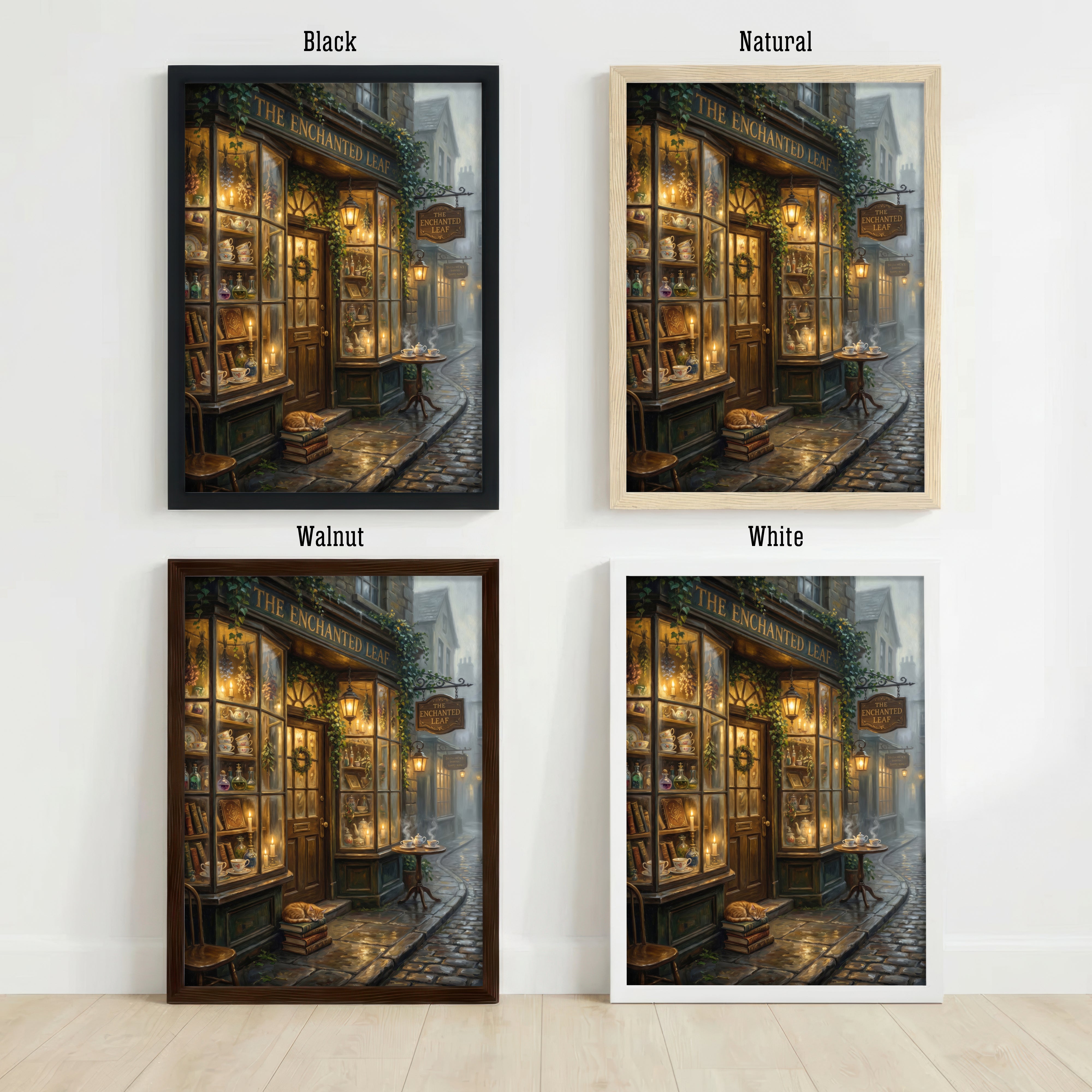 Enchanted Tea Shop Art Print
