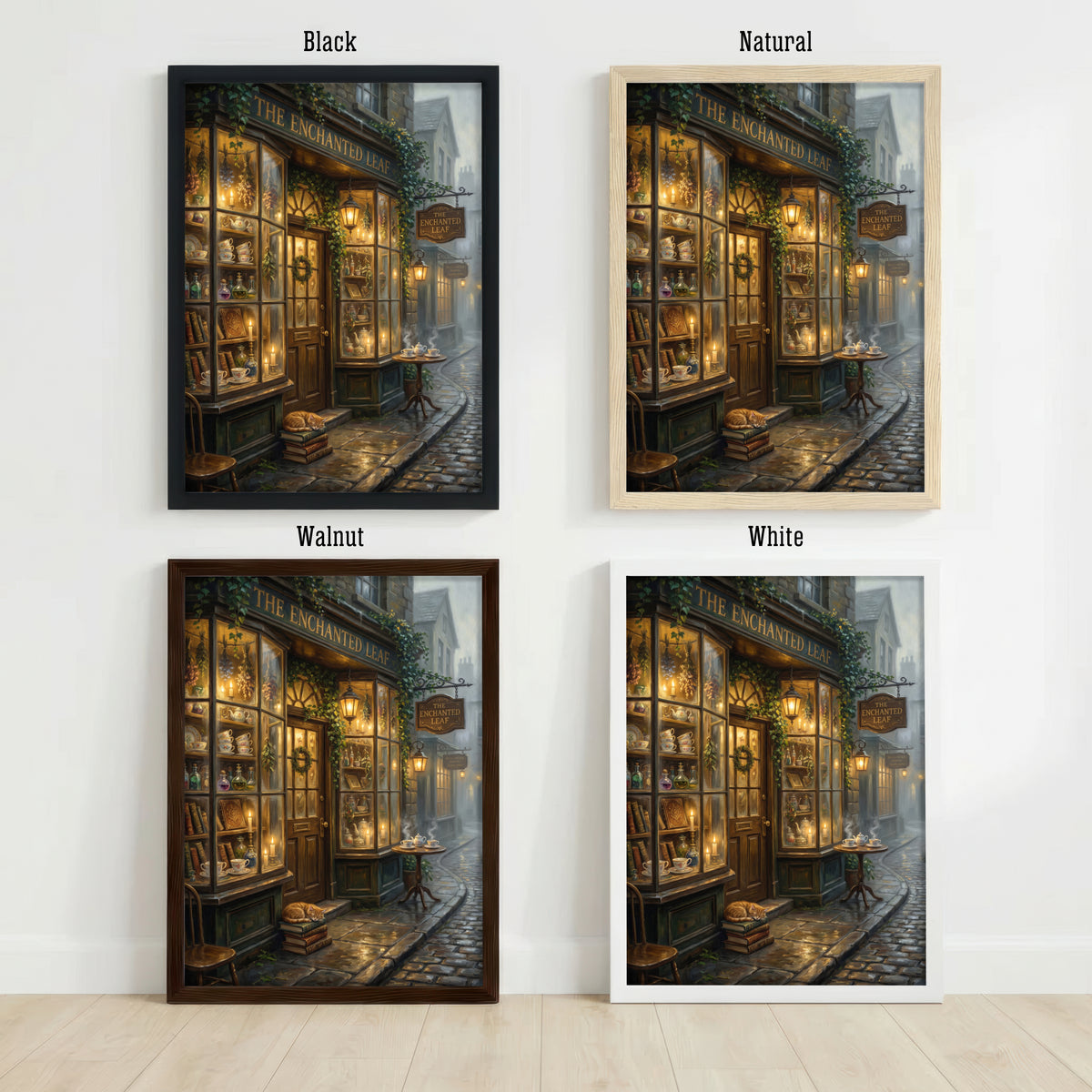 Enchanted Tea Shop Art Print