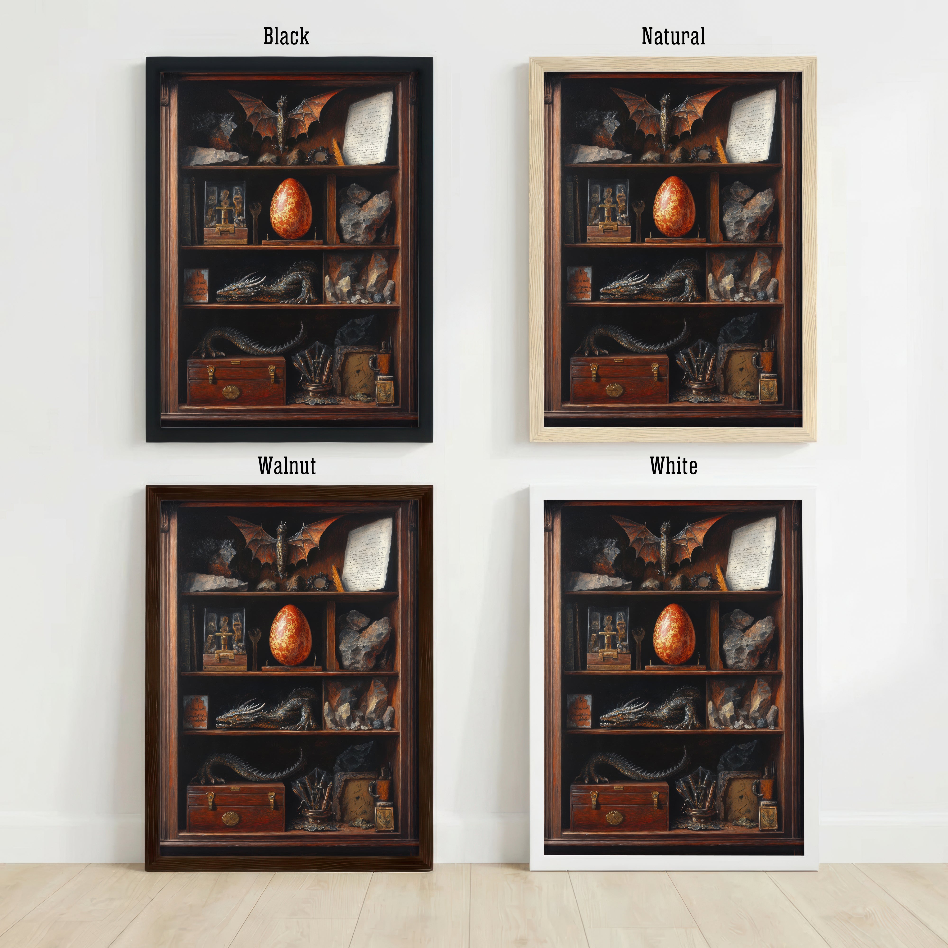 Dragon Curio Cabinet Art Print