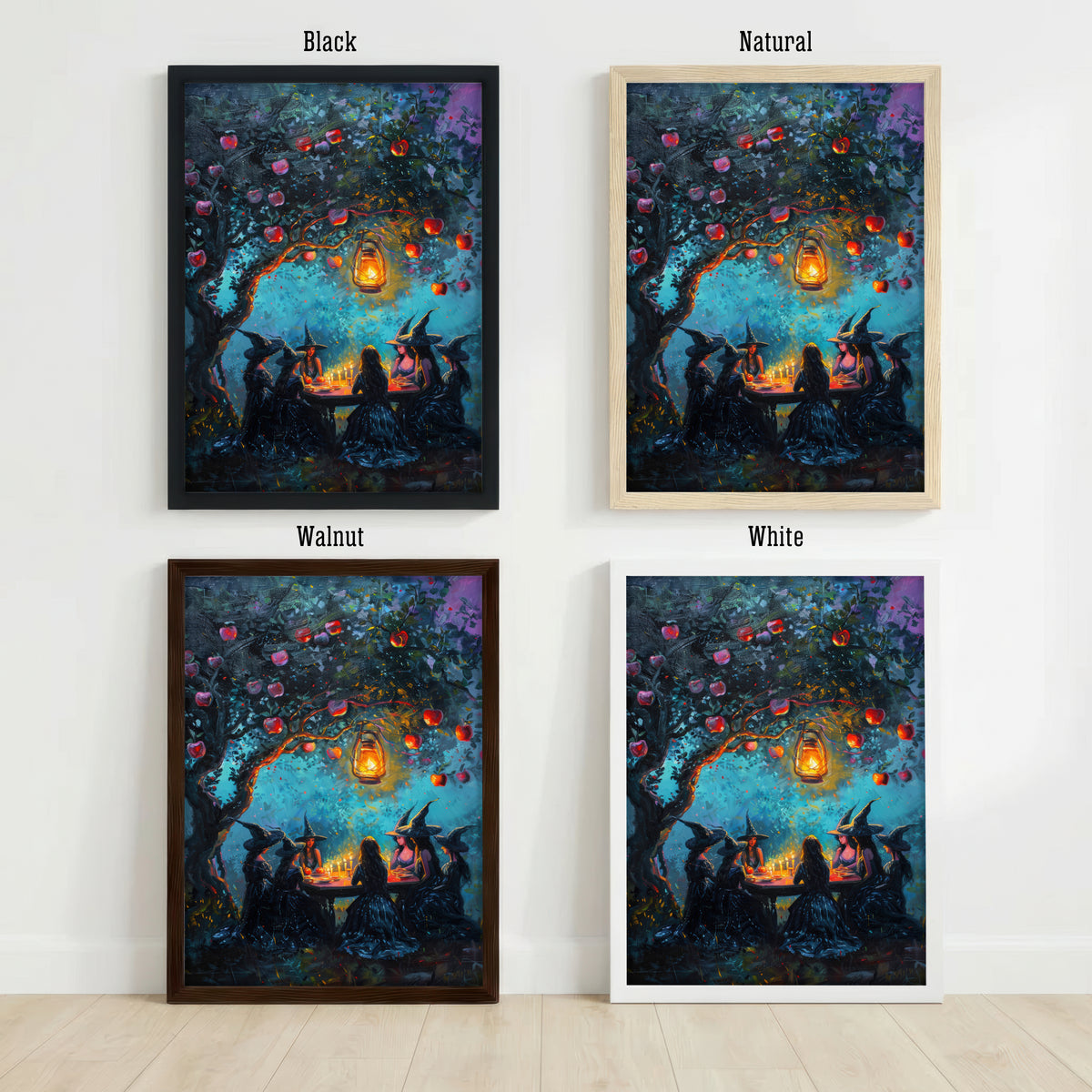 Witches Lantern Gathering Art Print