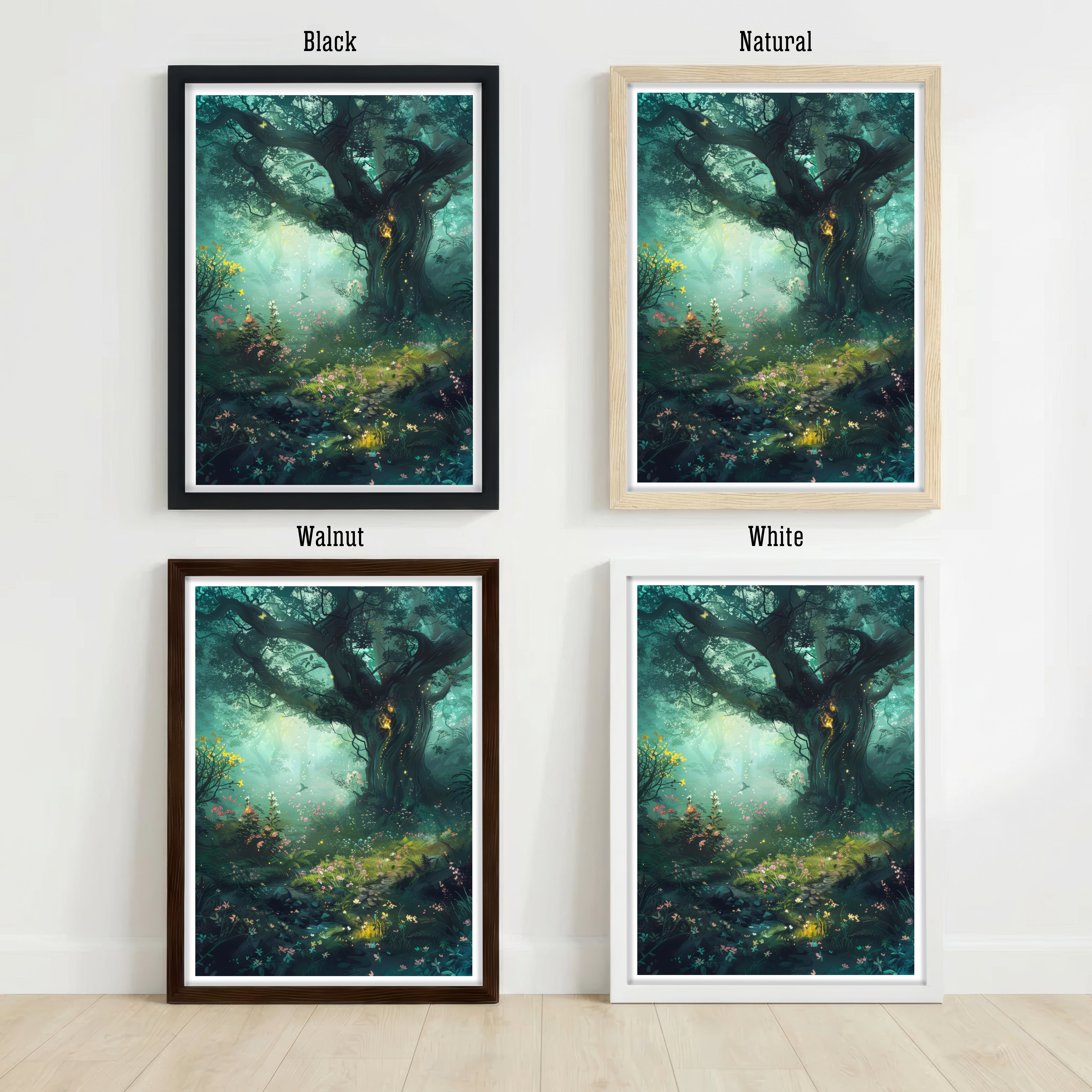 Enchanted Forest Tree Art Print