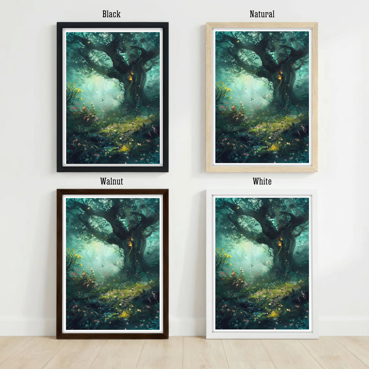 Enchanted Forest Tree Art Print