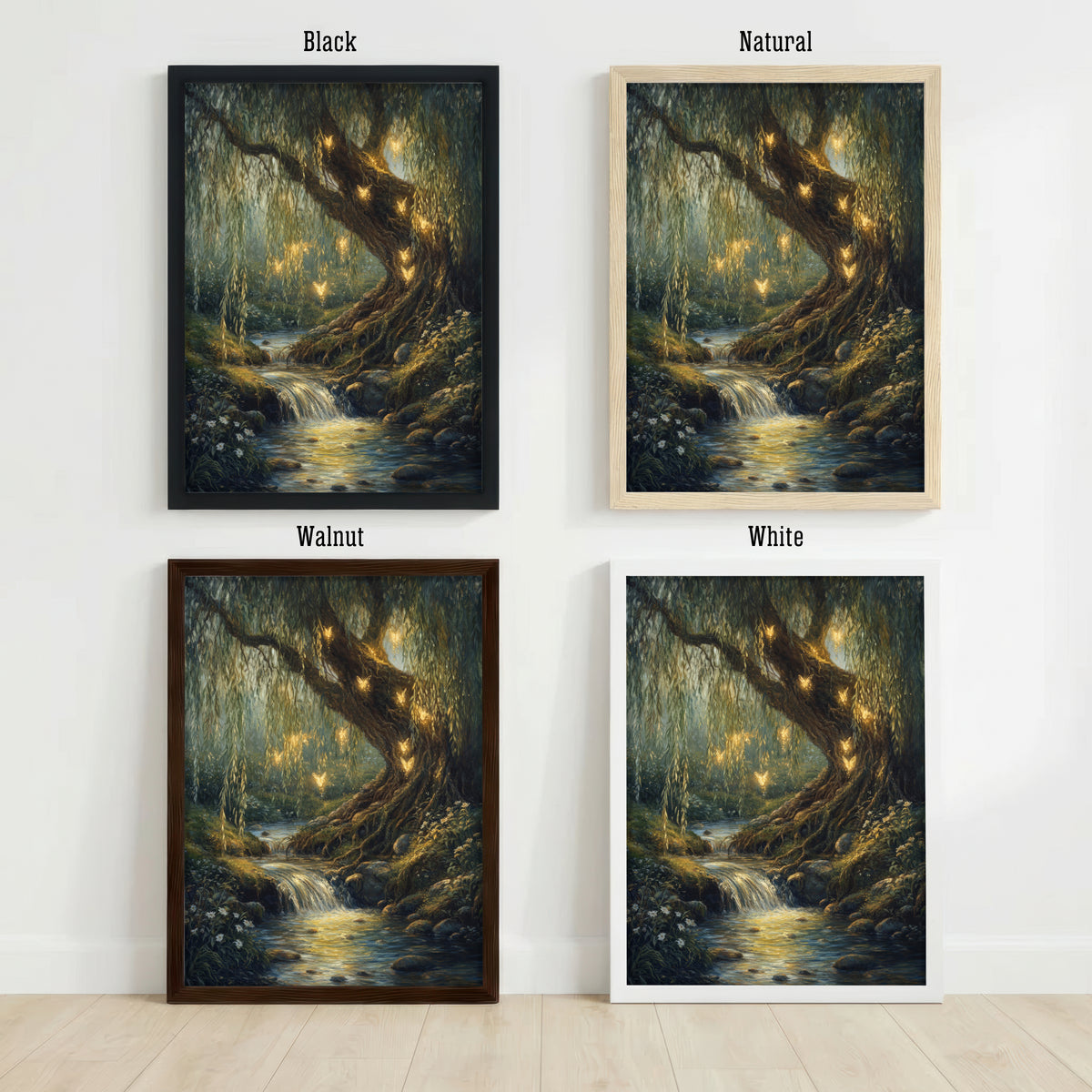 Enchanted Forest Stream Art Print