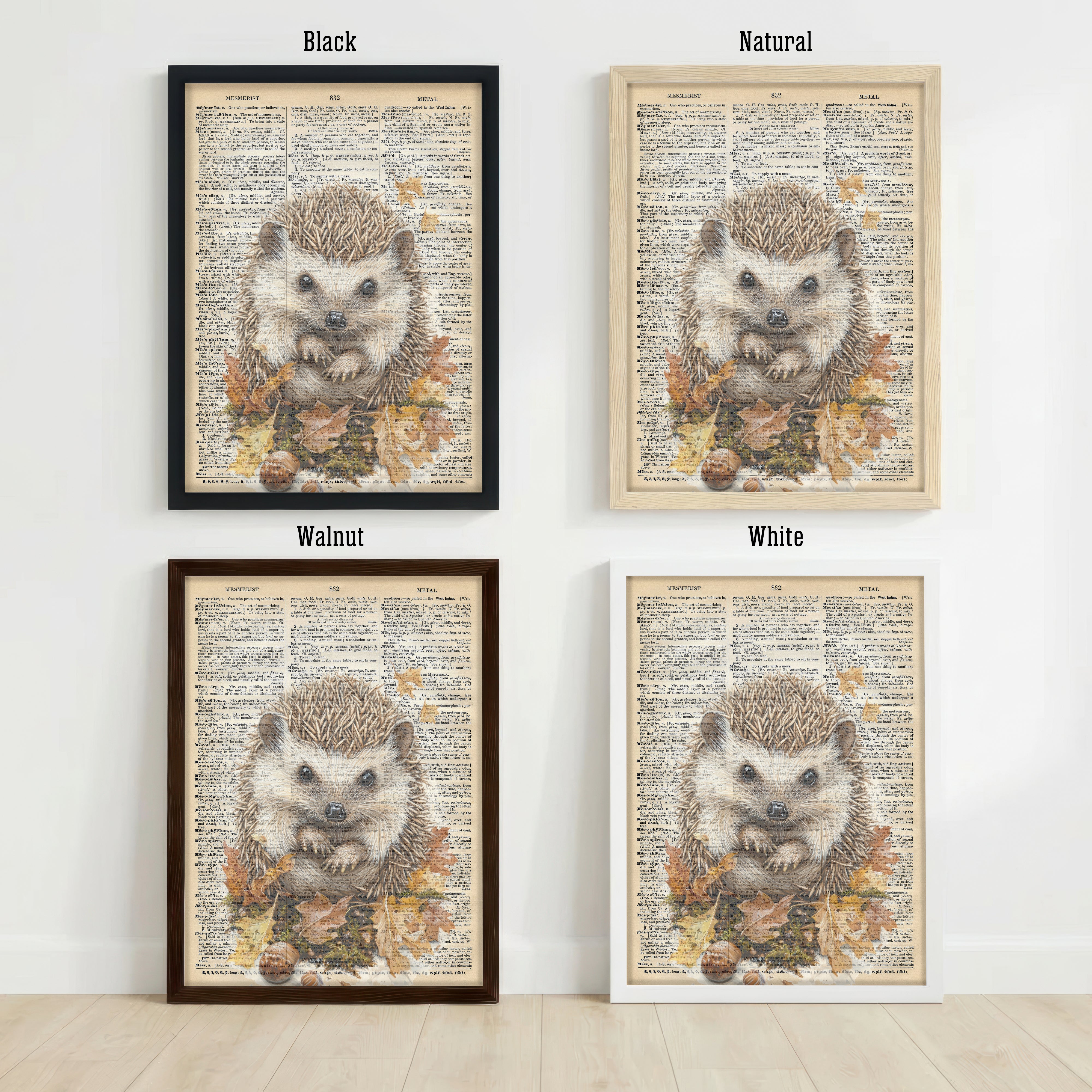 Vintage Stag Dictionary Art Print