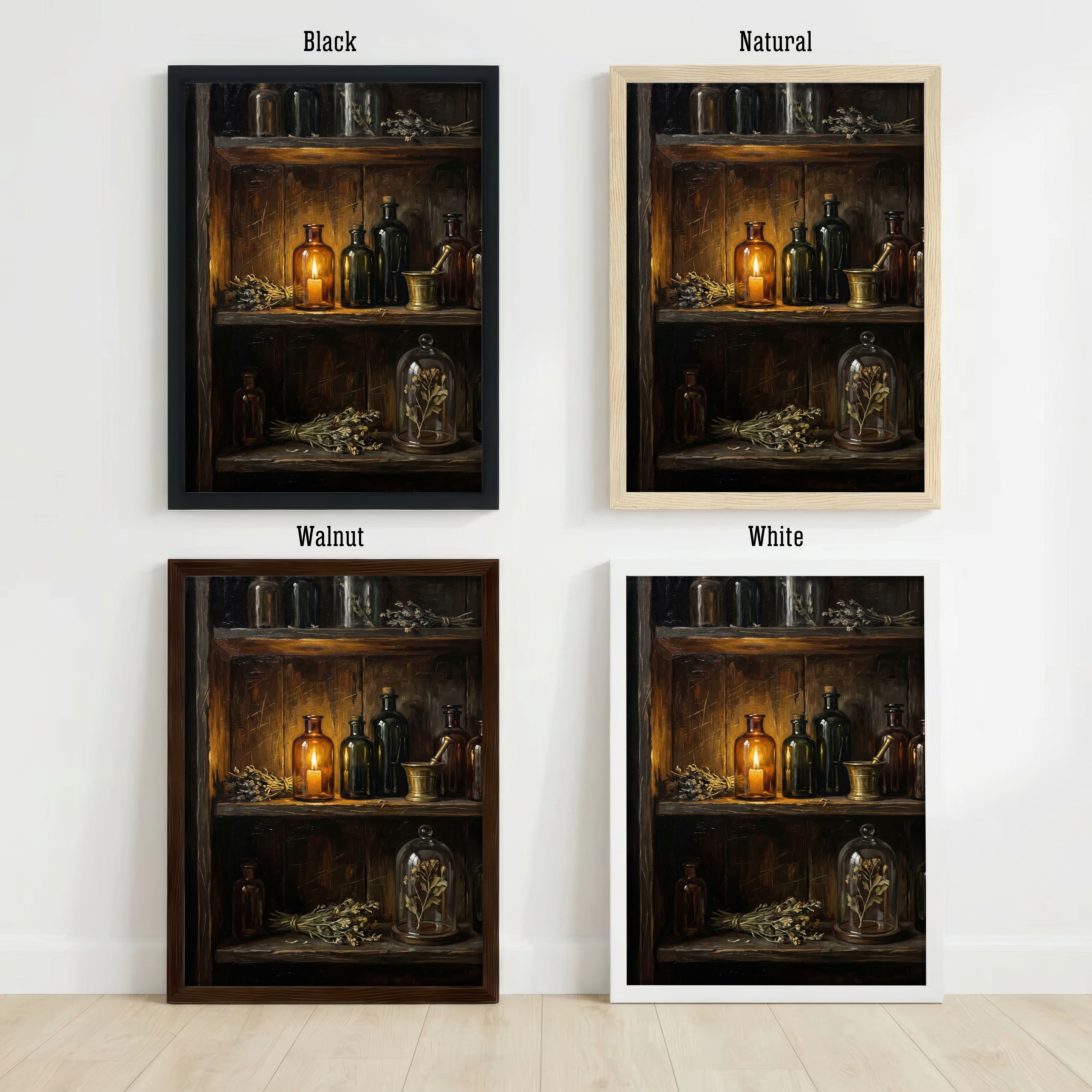 Dark Academia Apothecary Art Print