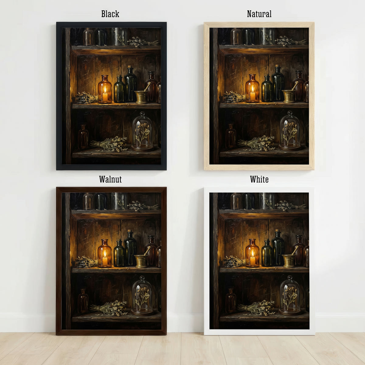 Dark Academia Apothecary Art Print