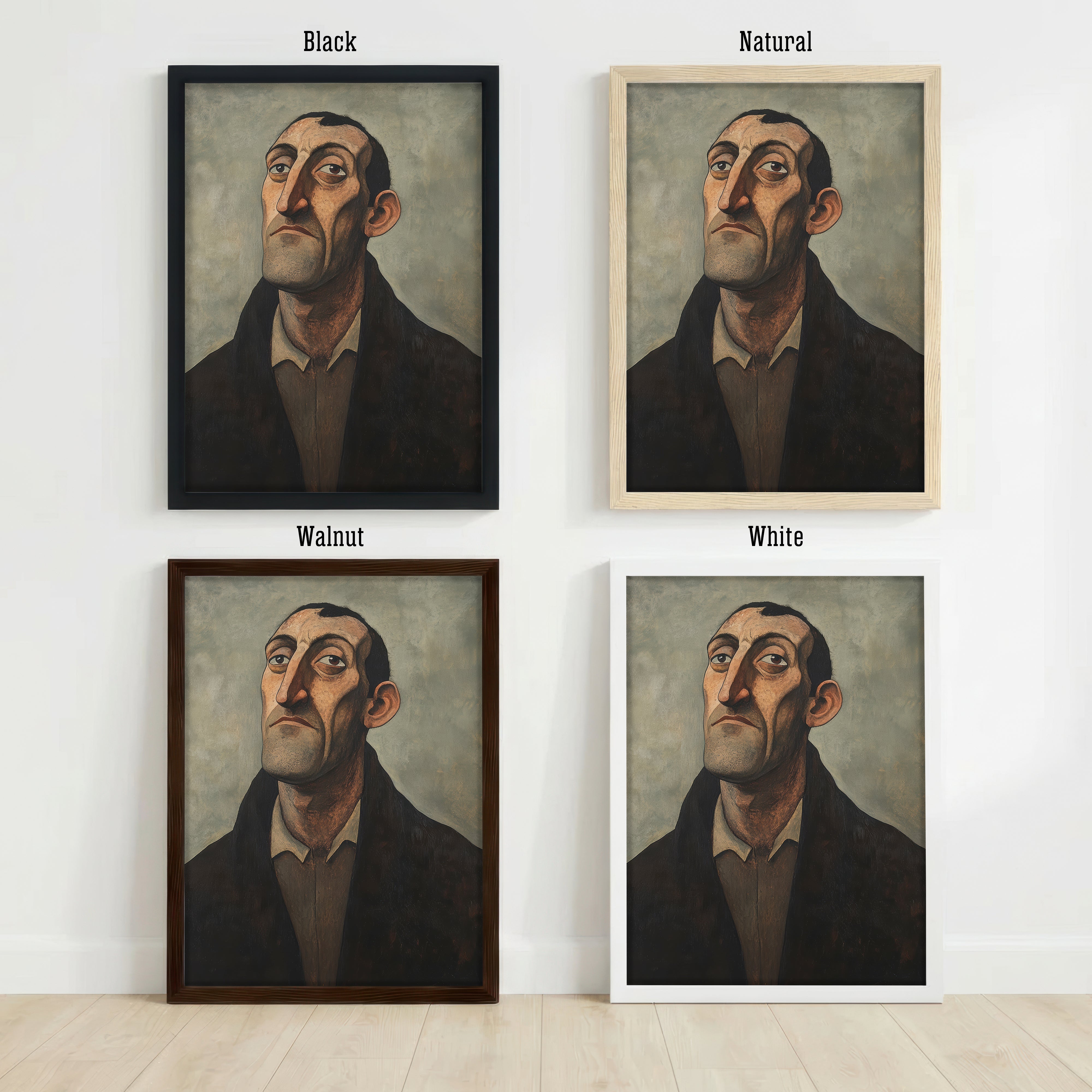 Solemn Gentleman Portrait Art Print