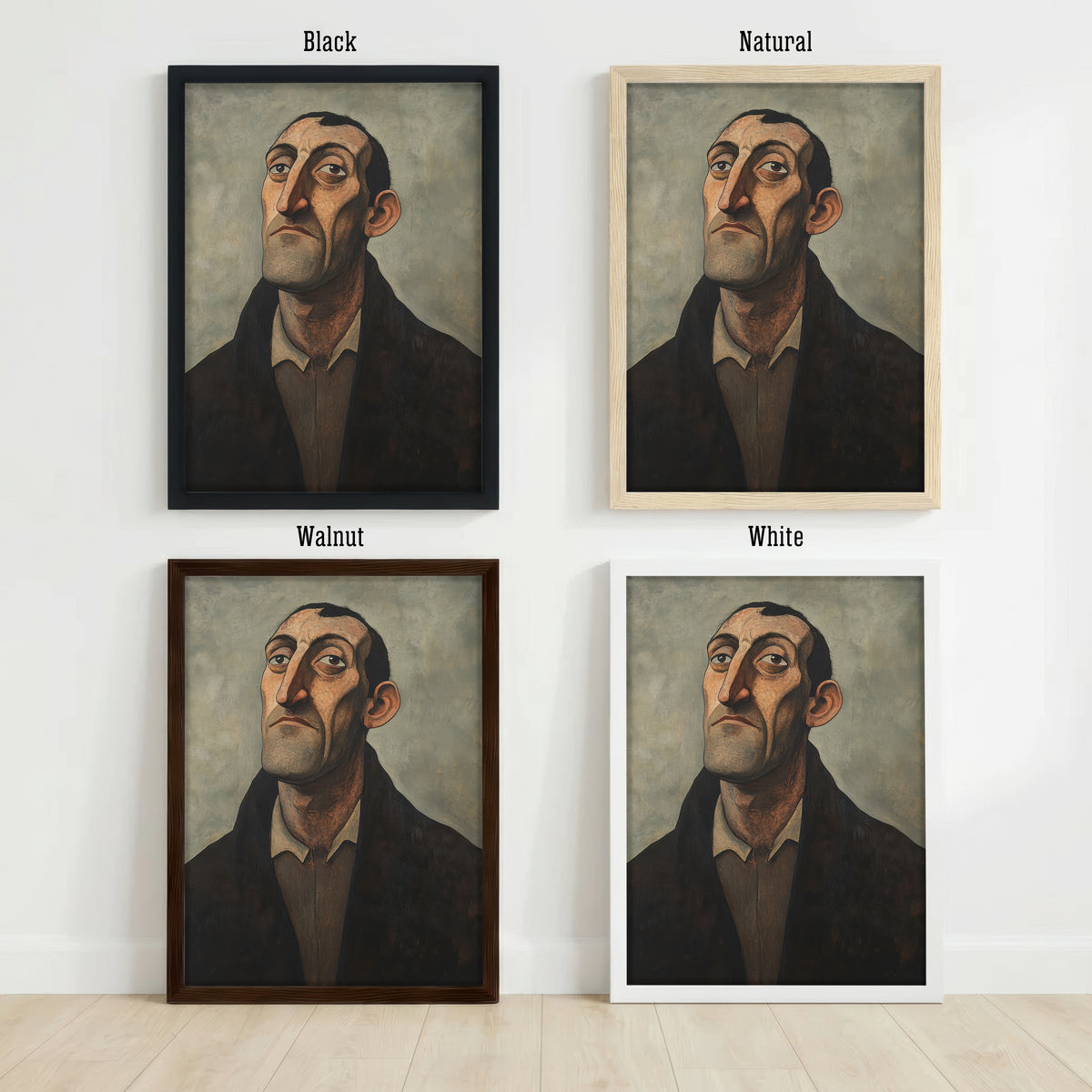 Solemn Gentleman Portrait Art Print