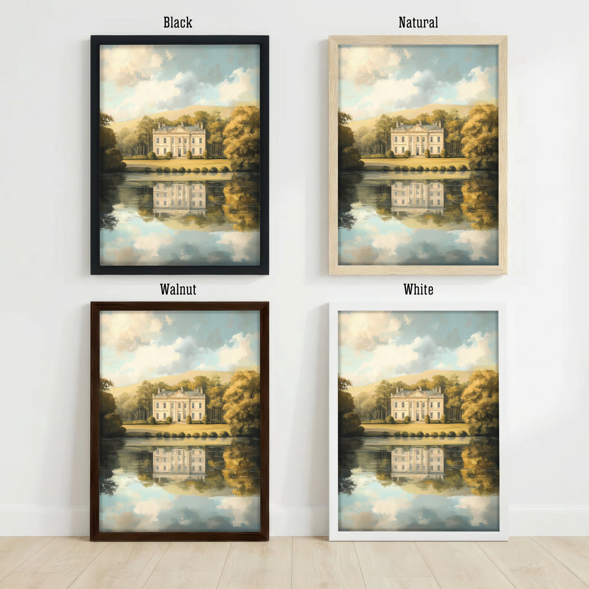 Country Manor Lake Art Print