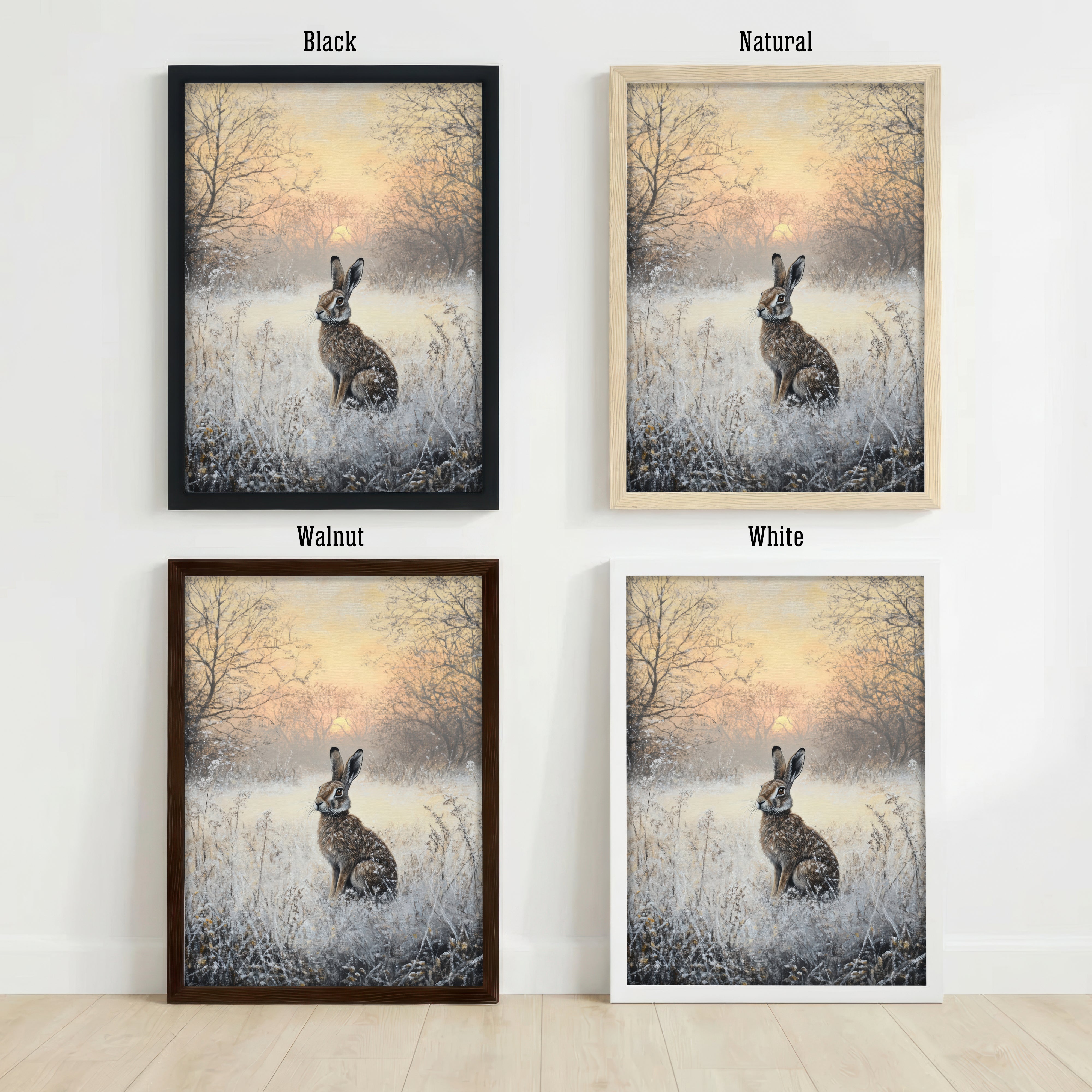 Woodland Hare Vintage Art Print