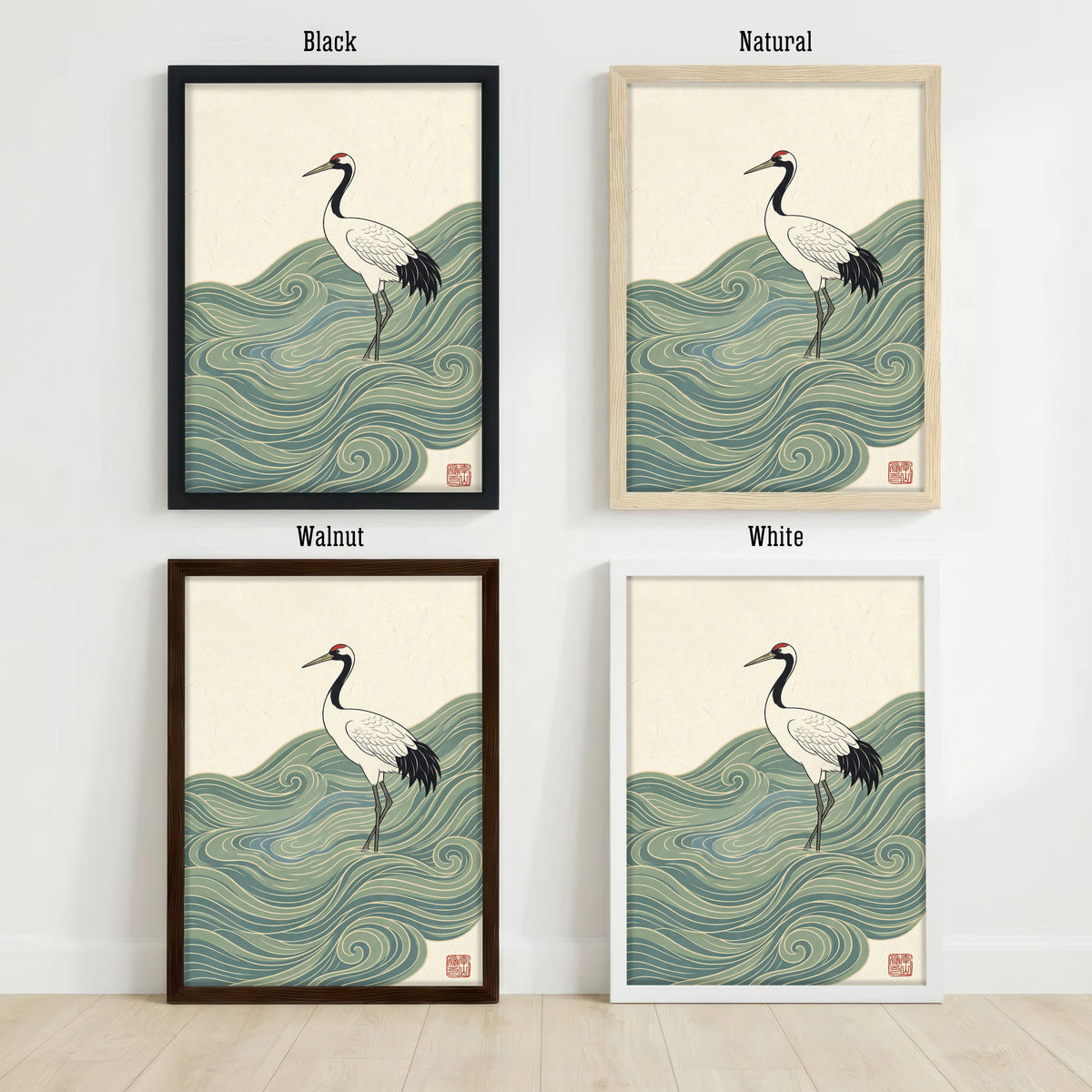Japanese Crane Art Print