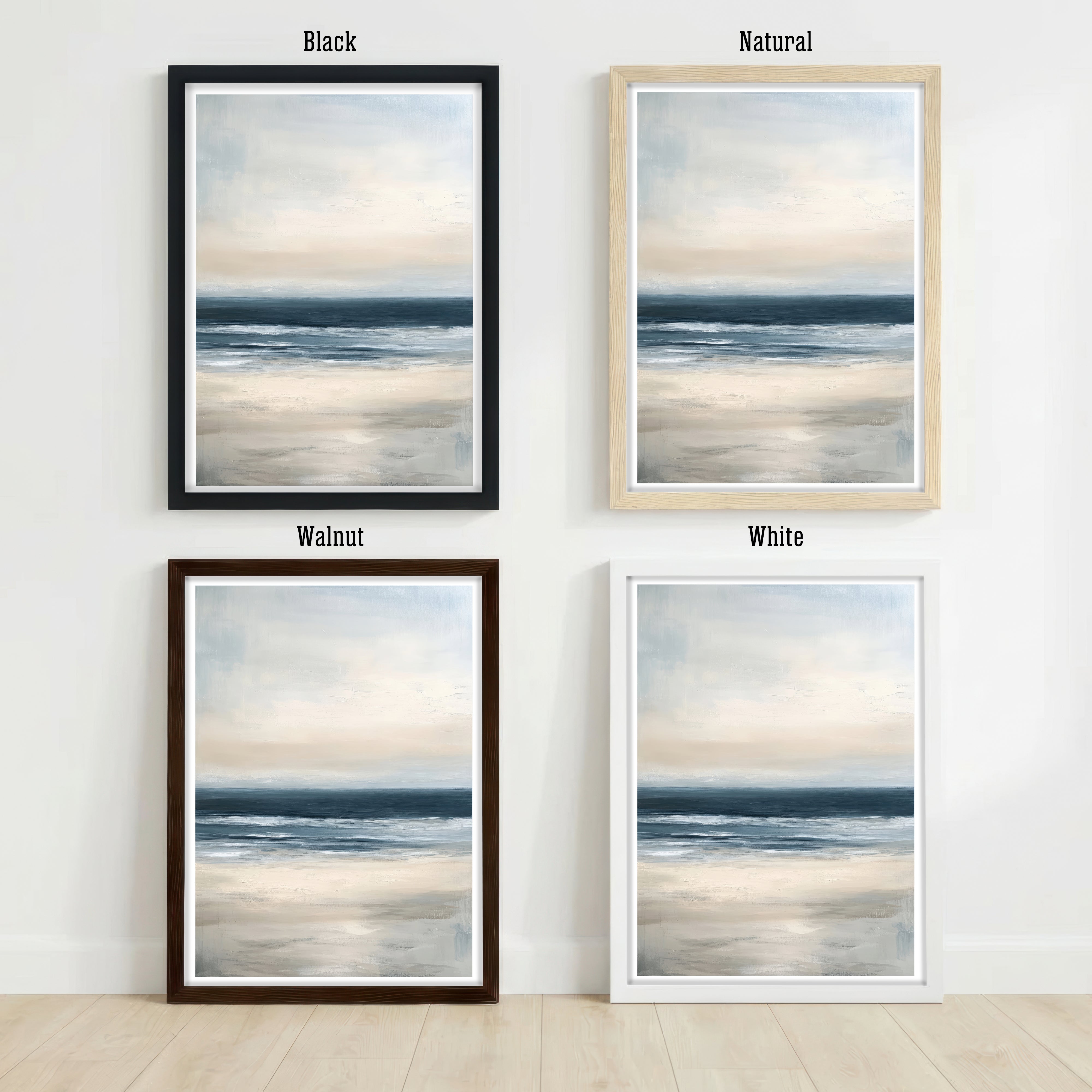 Minimalist Seascape Abstract Art Print