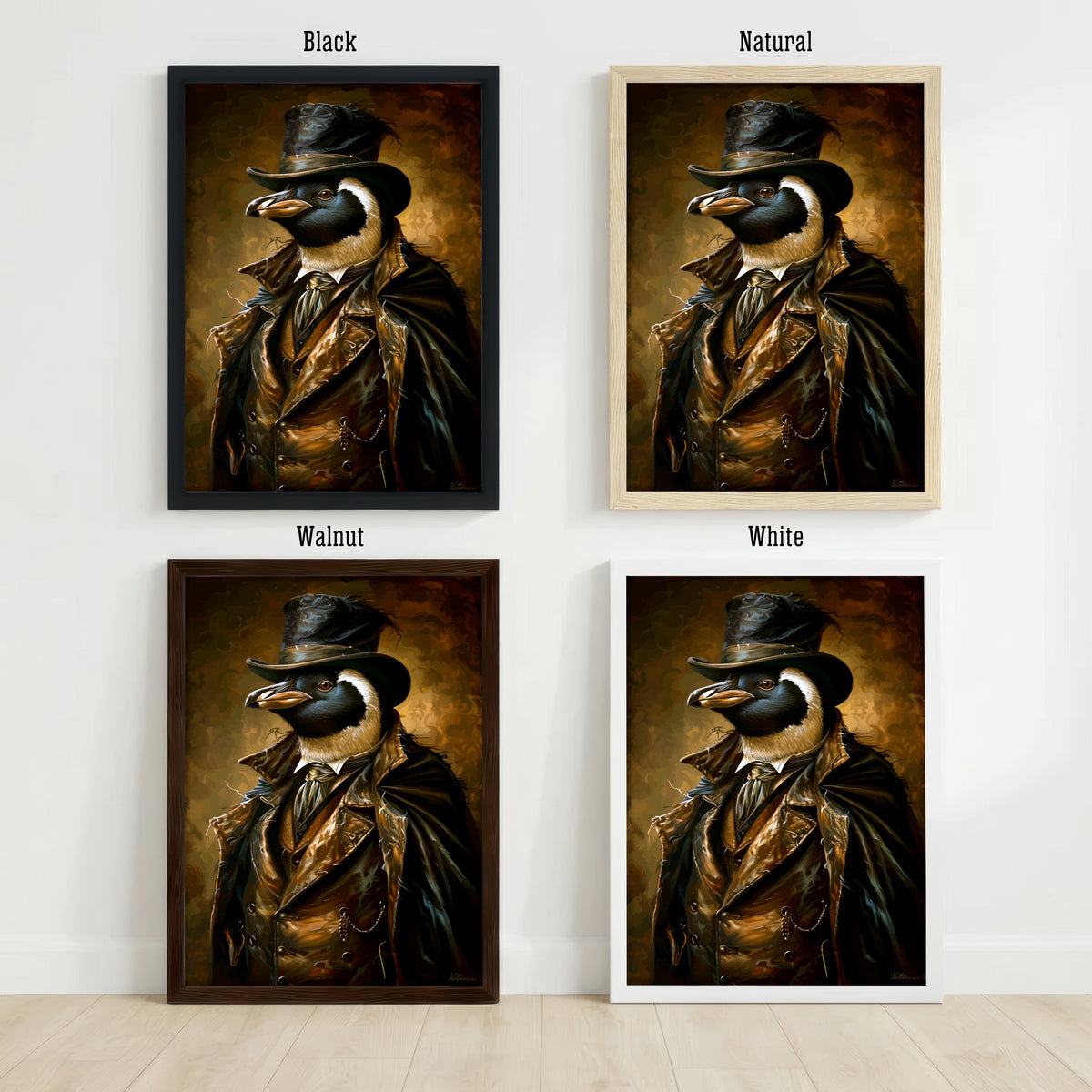 Victorian Raven Art Print