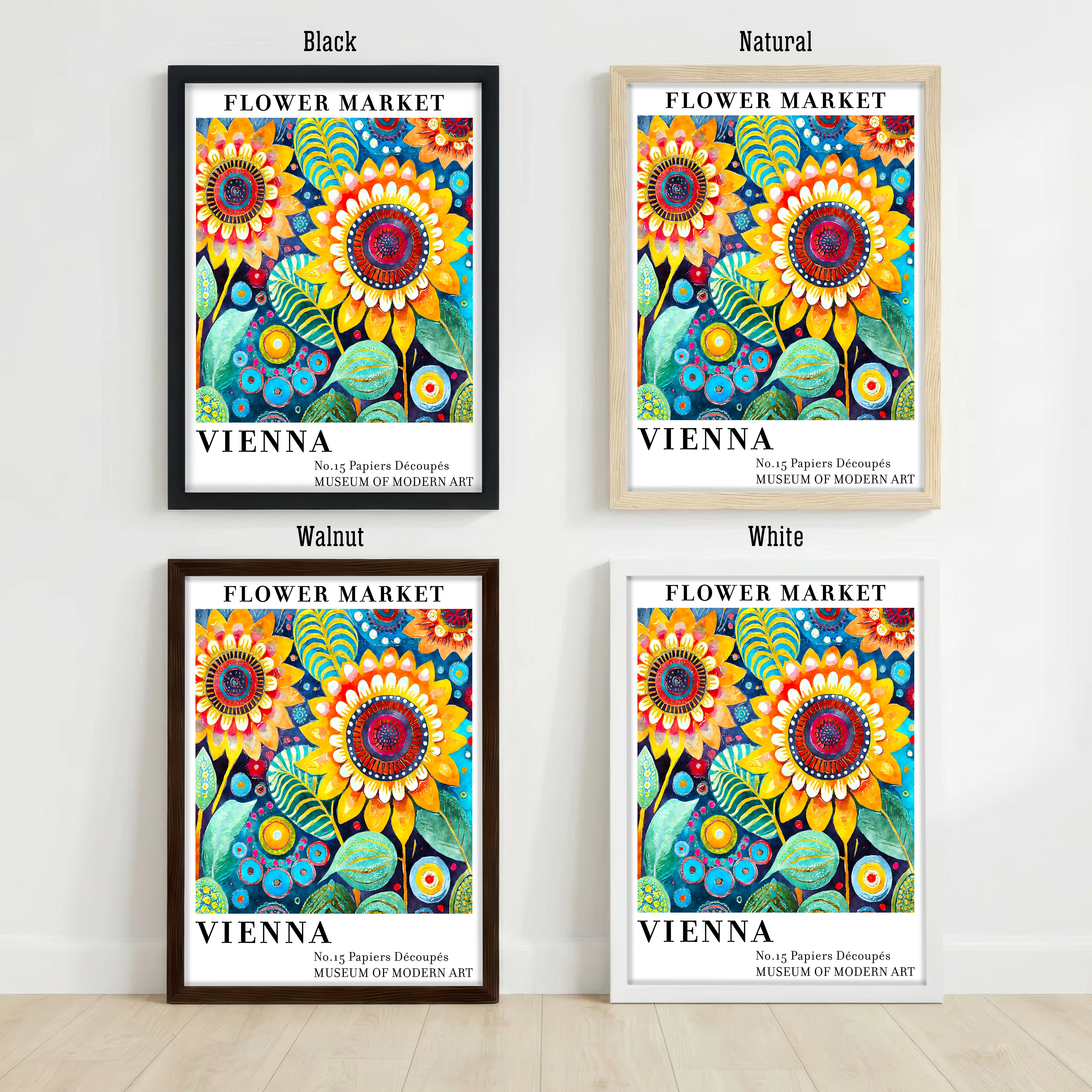 Vienna Flower Market Art Print