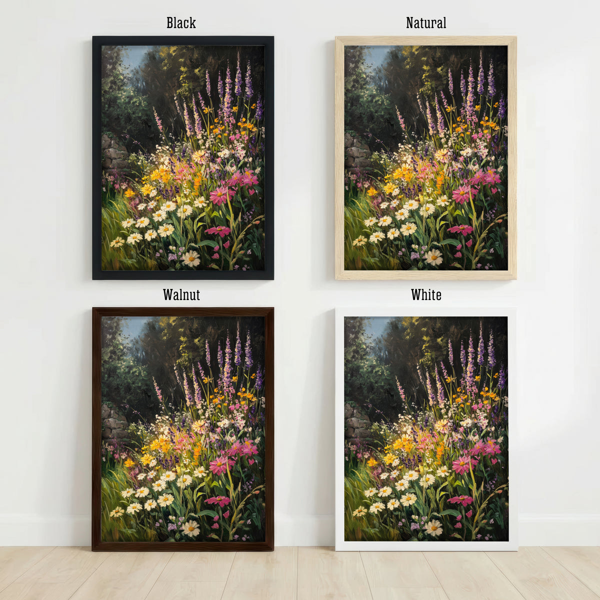 Wildflower Meadow Impressionist Art Print