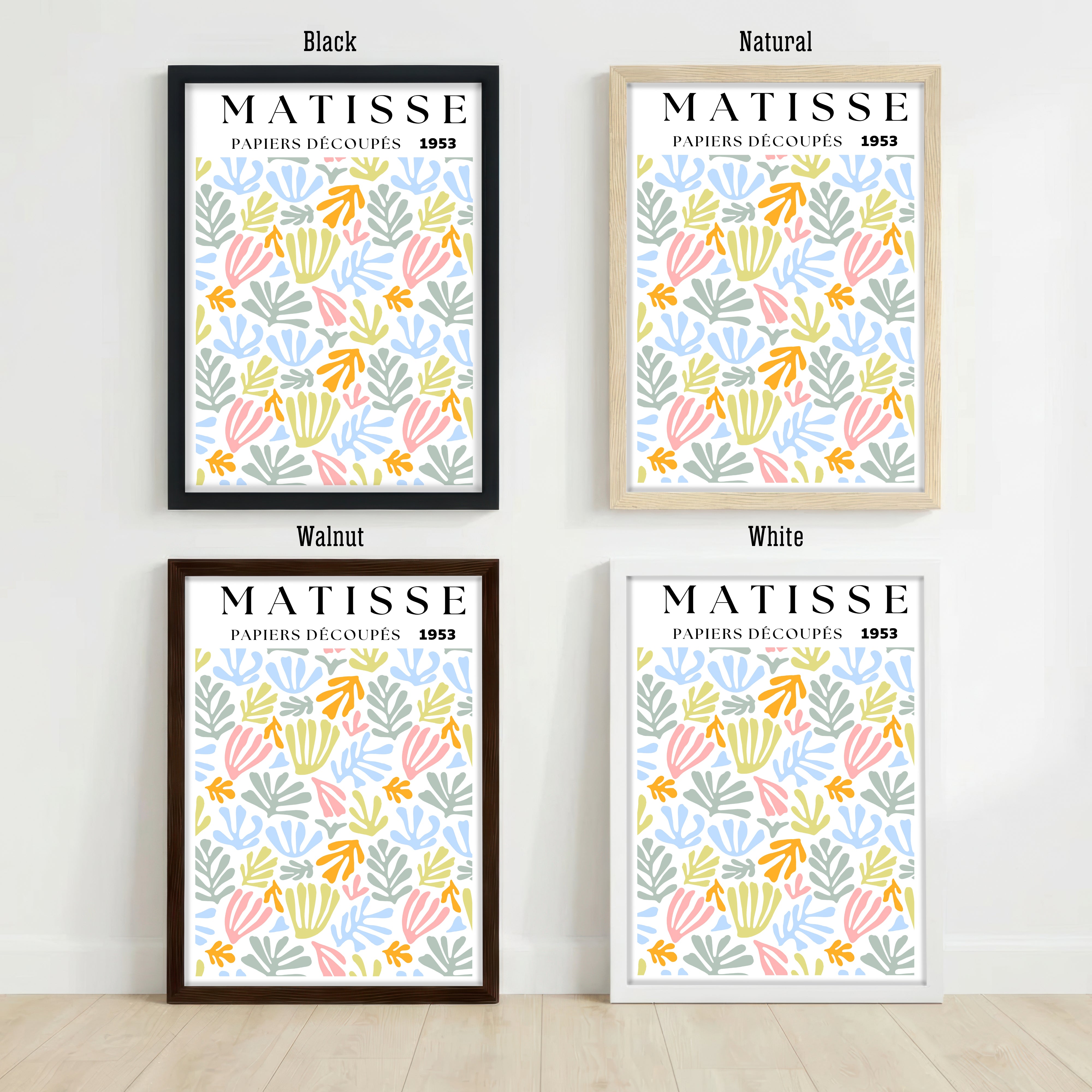 Matisse Cut Paper Botanical Art Print