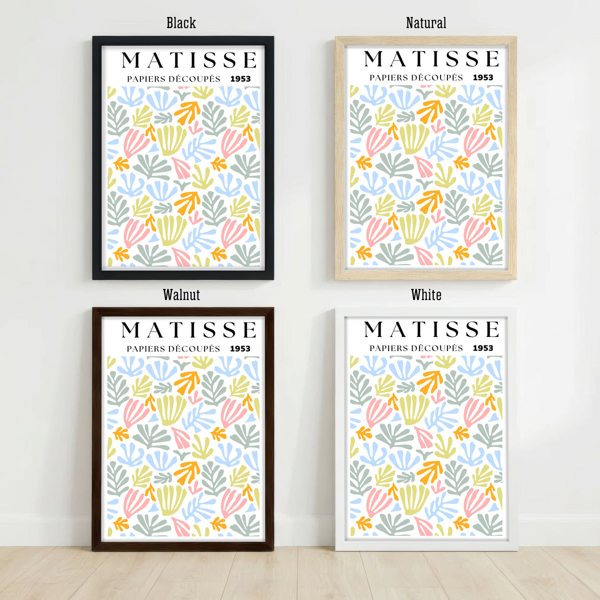 Matisse Cut Paper Botanical Art Print