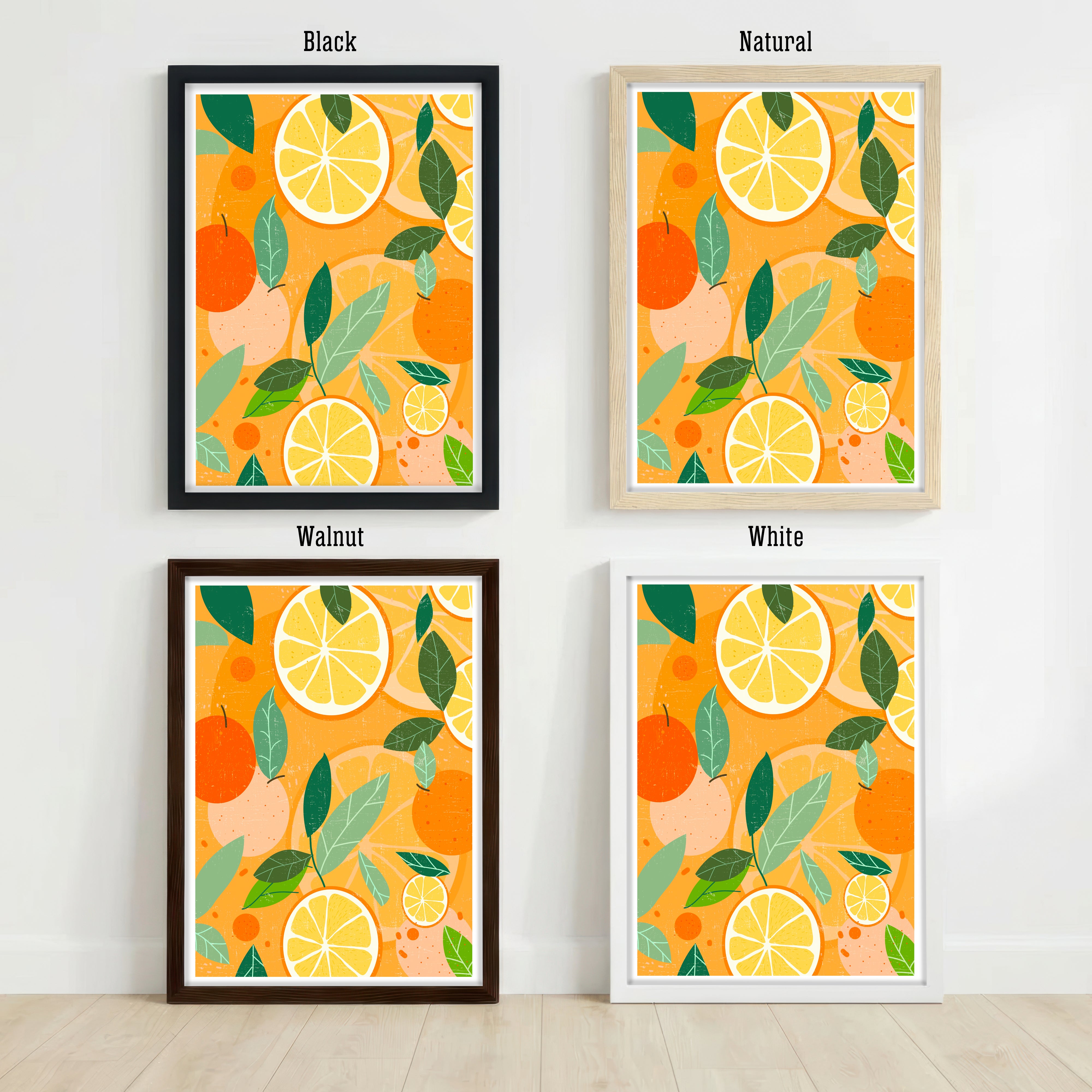 Citrus Fruit Botanical Art Print