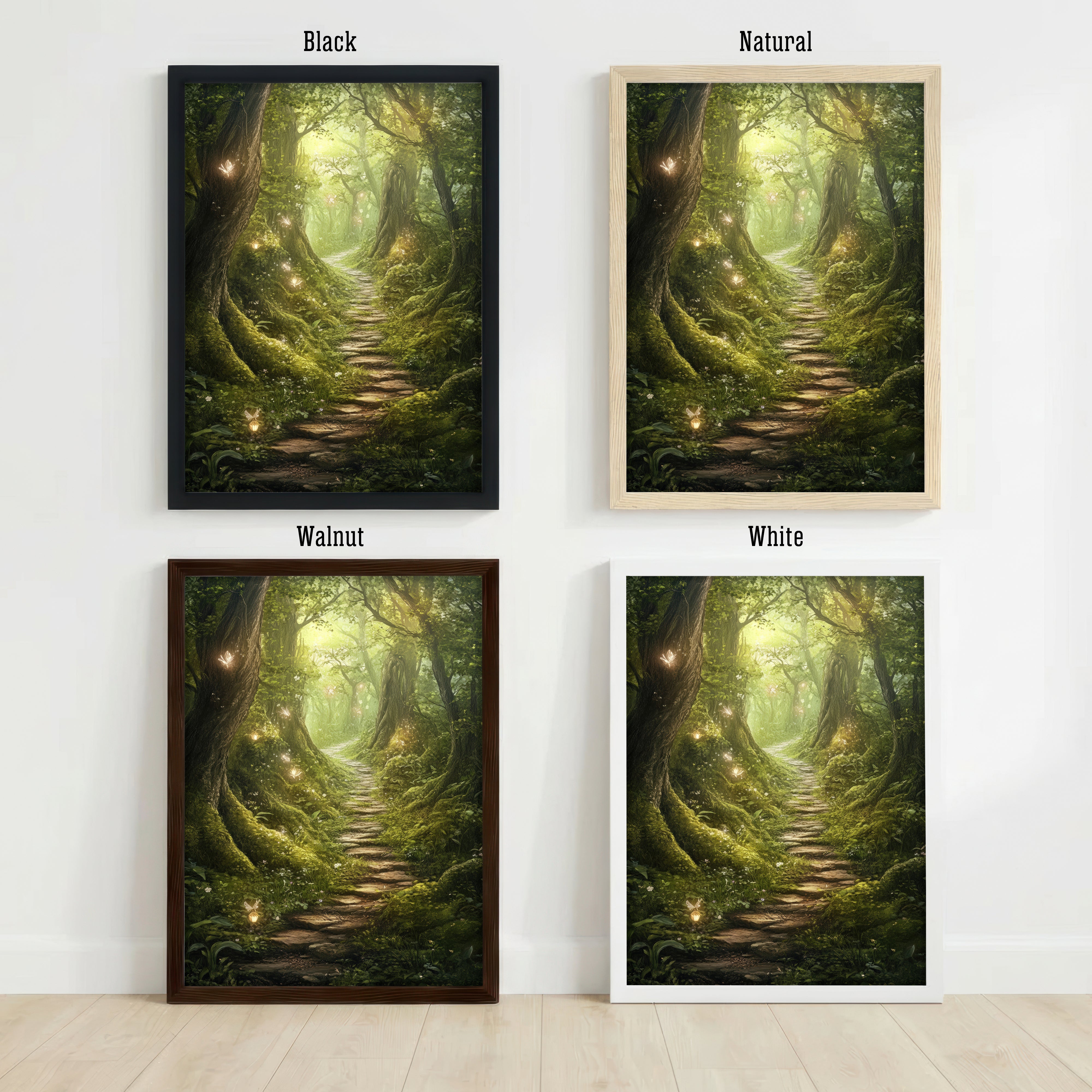Enchanted Woodland Path Art Print